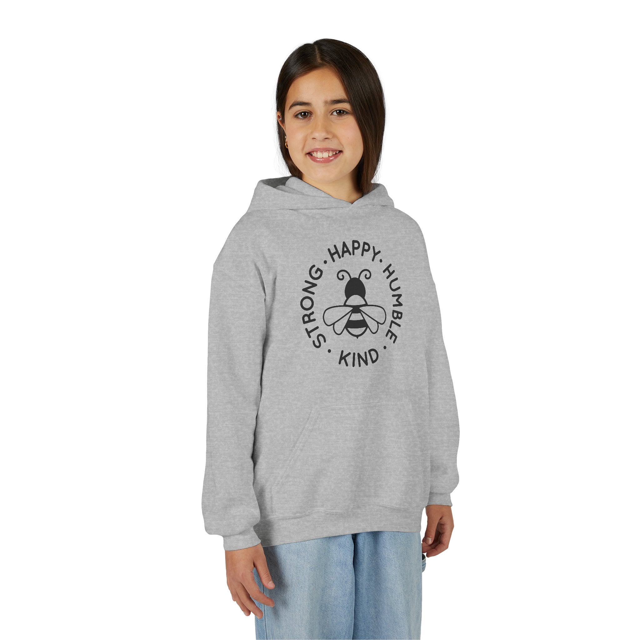 Unisex Kid's "Strong Happy Humble Kind" Hoodie