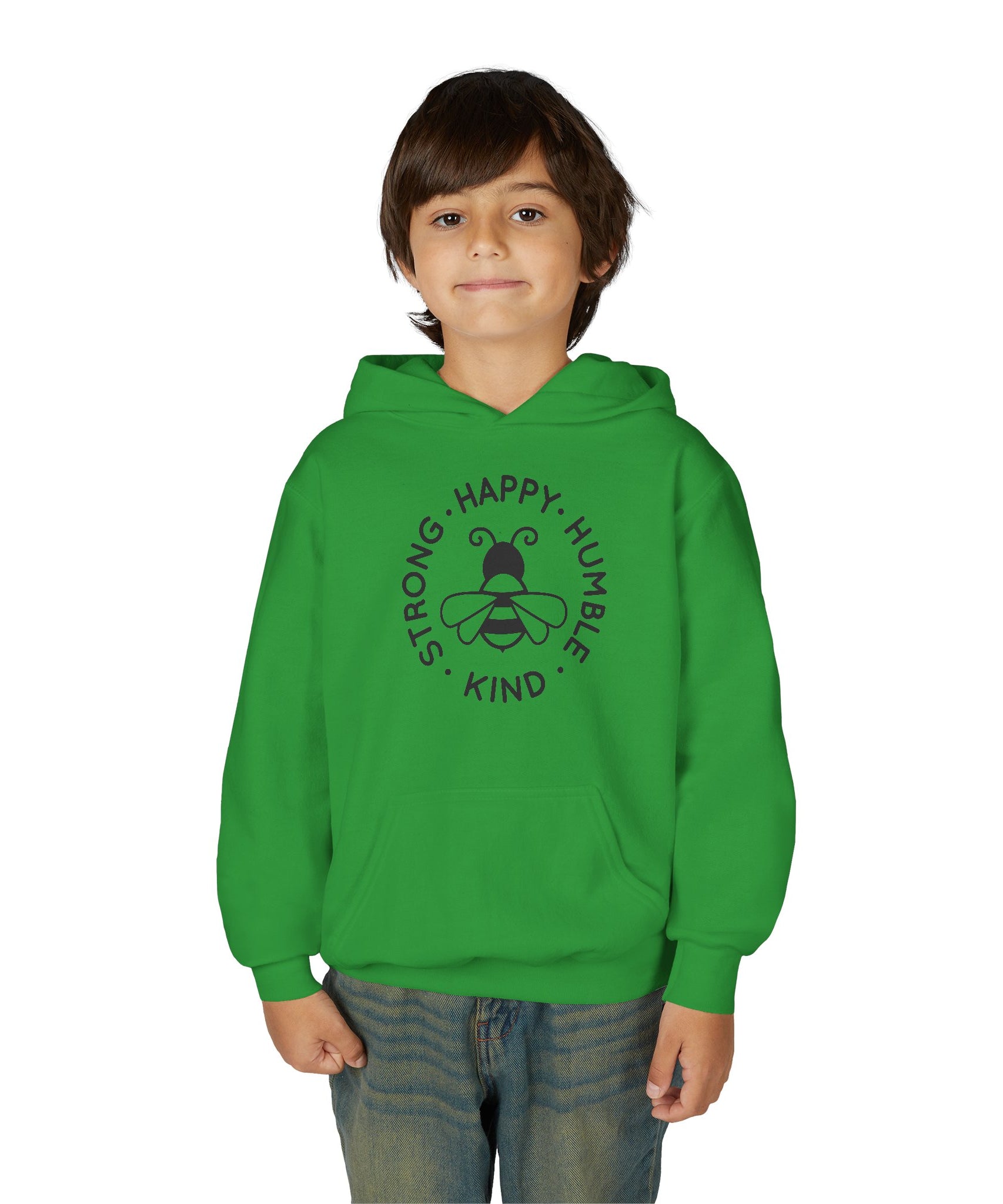 Unisex Kid's "Strong Happy Humble Kind" Hoodie