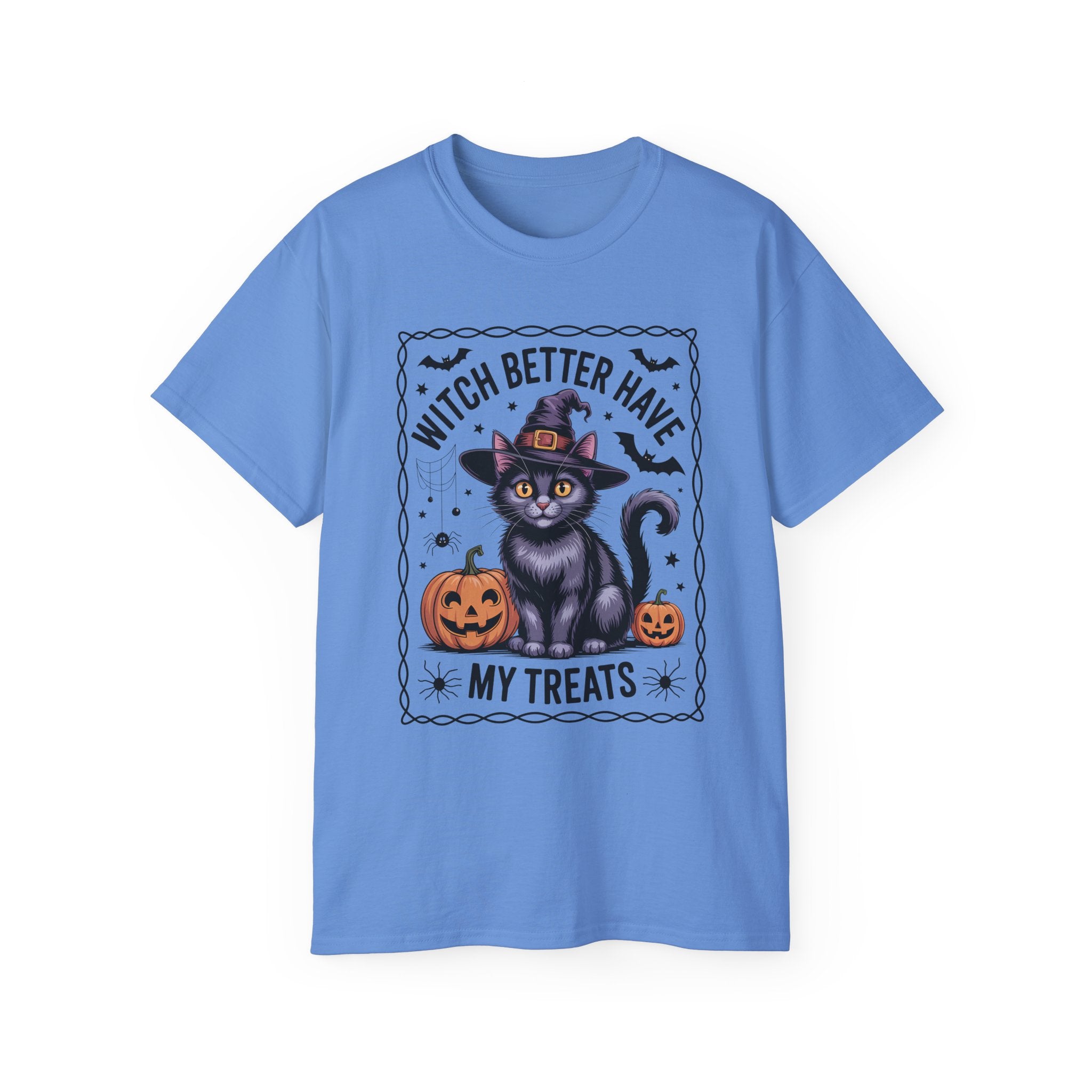 Spooky Witch Cat Tee - Halloween Season Wear