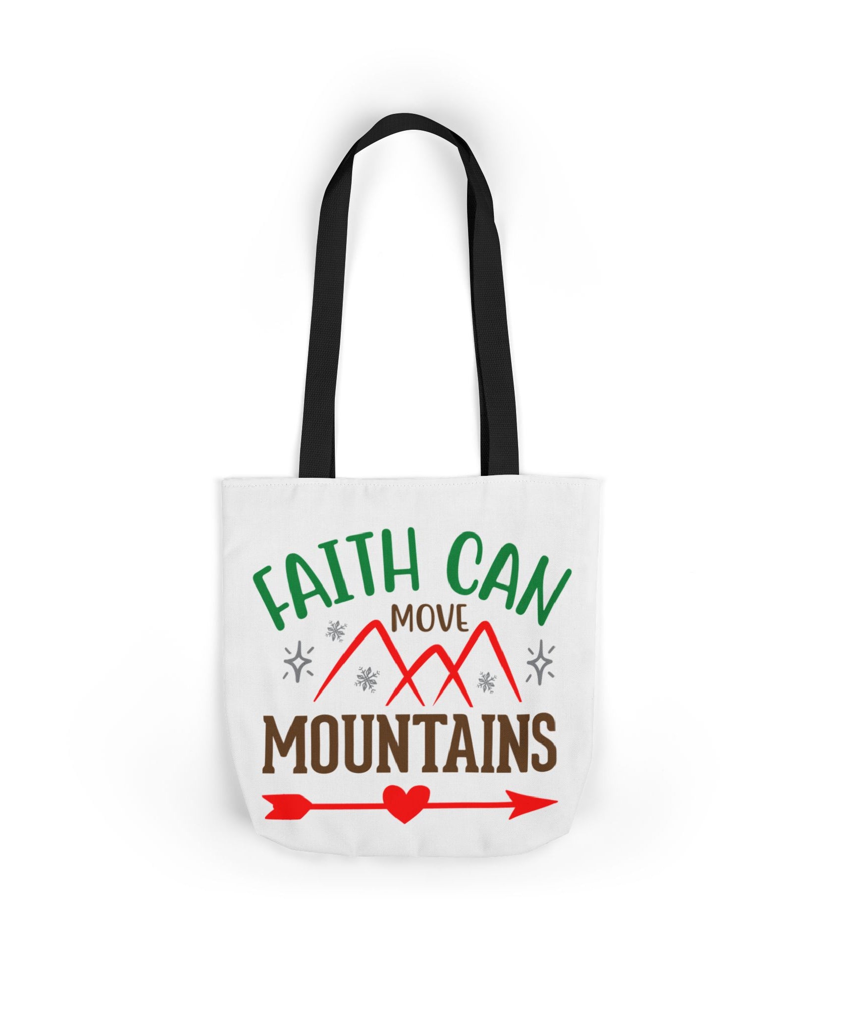 Inspirational Quote Canvas Polyester Tote