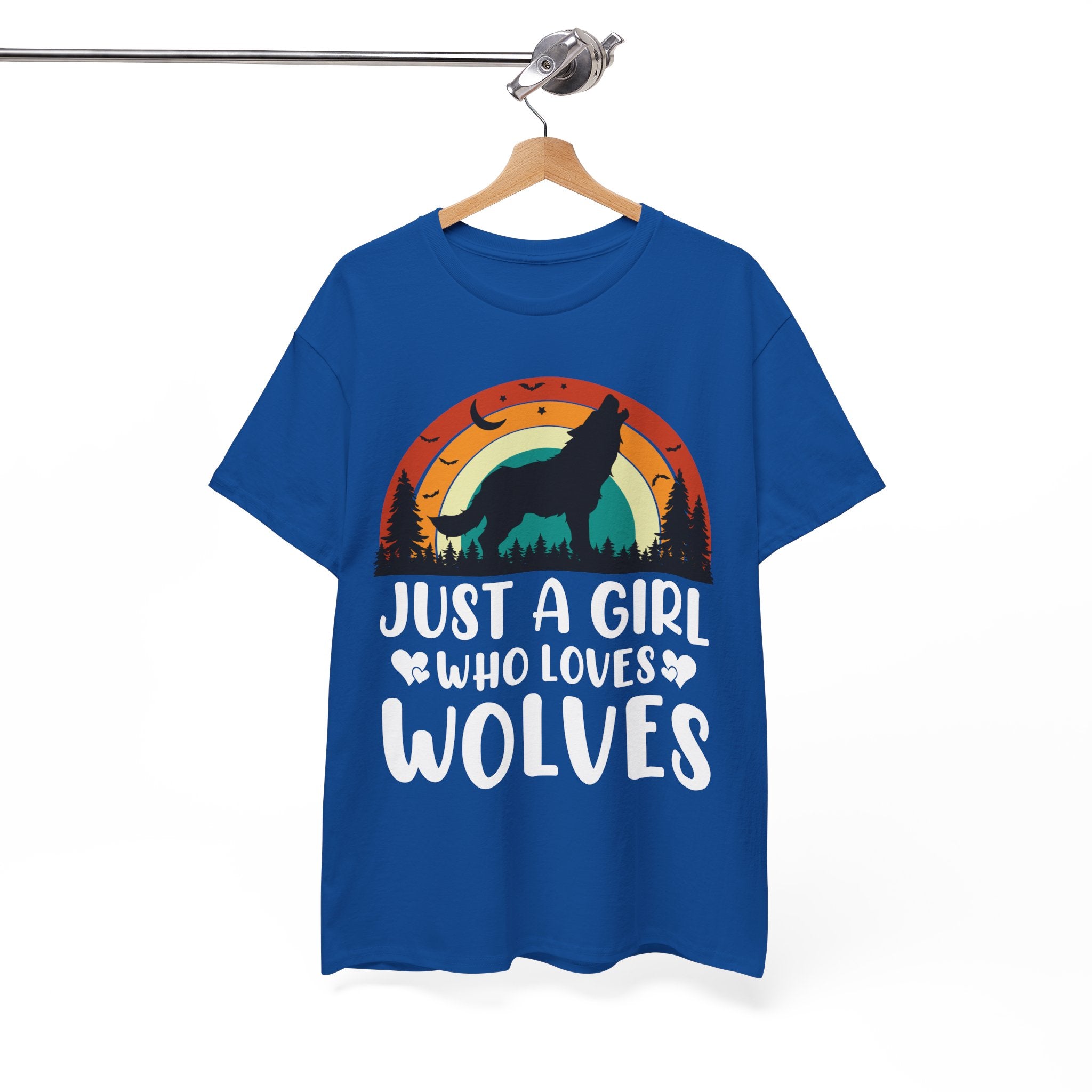 Vintage Wolf Lover Girl Tee