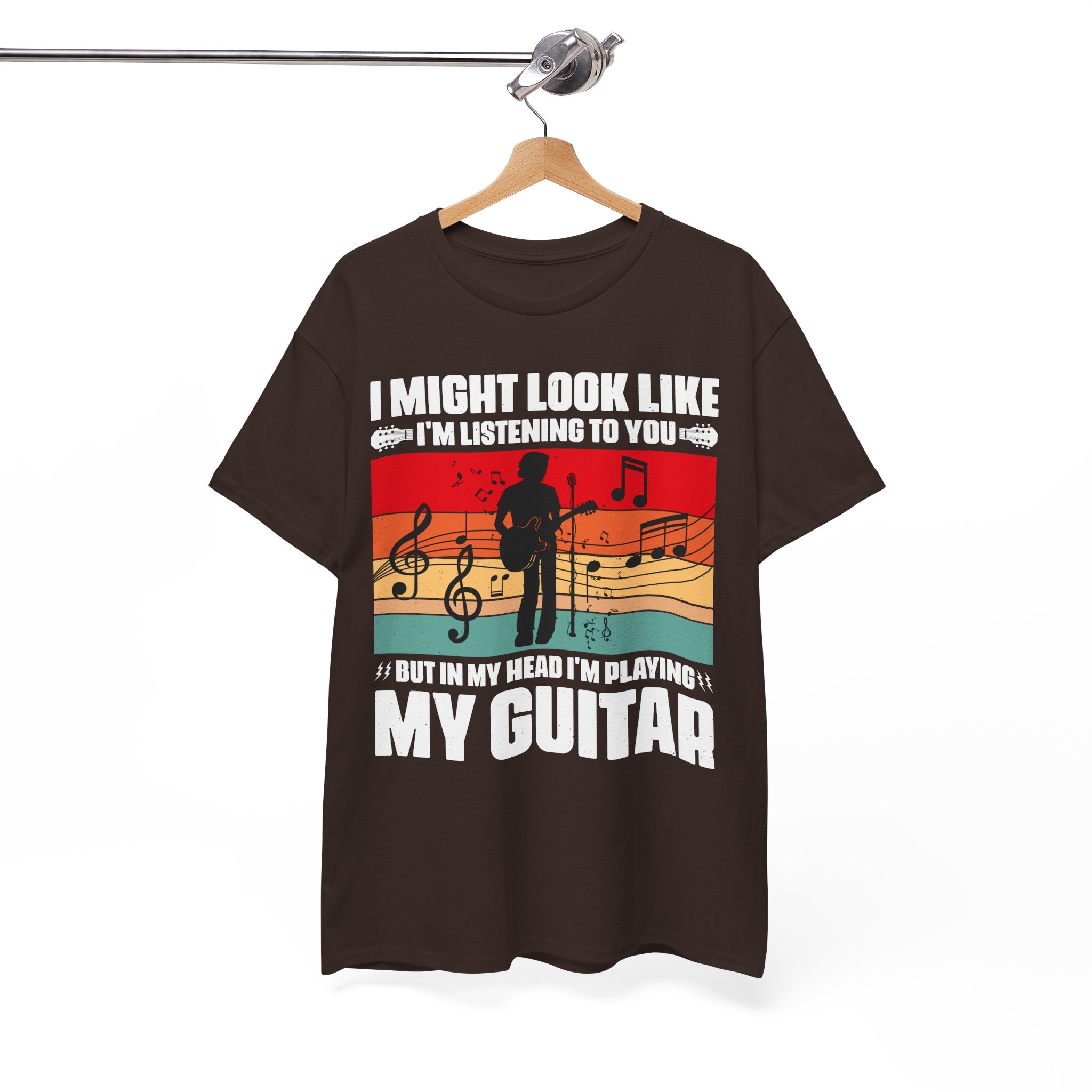 Retro Guitar Playing Mind T-Shirt | Gallory Hive
