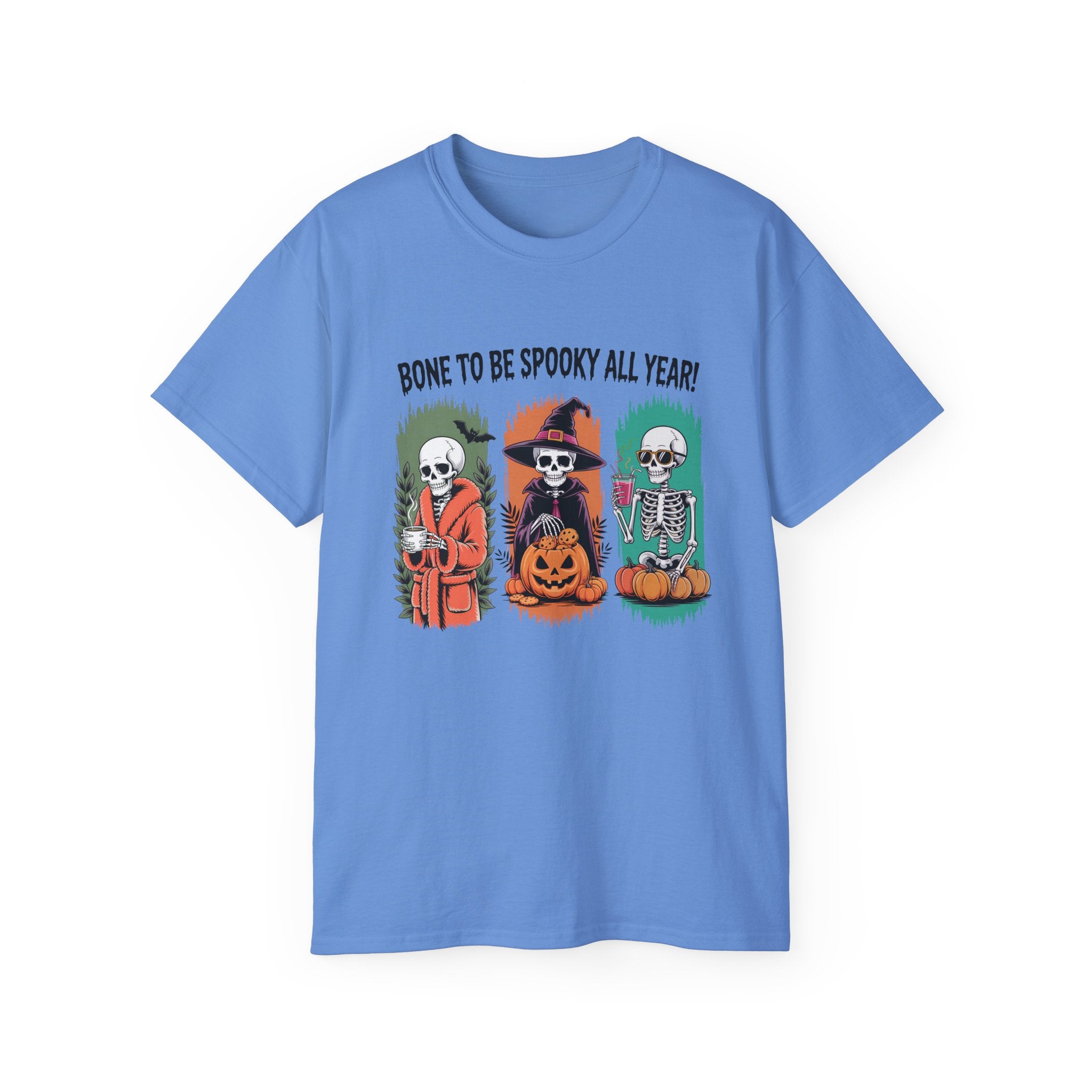 Spooky All Year Skeleton Halloween Tee | Gallory Hive