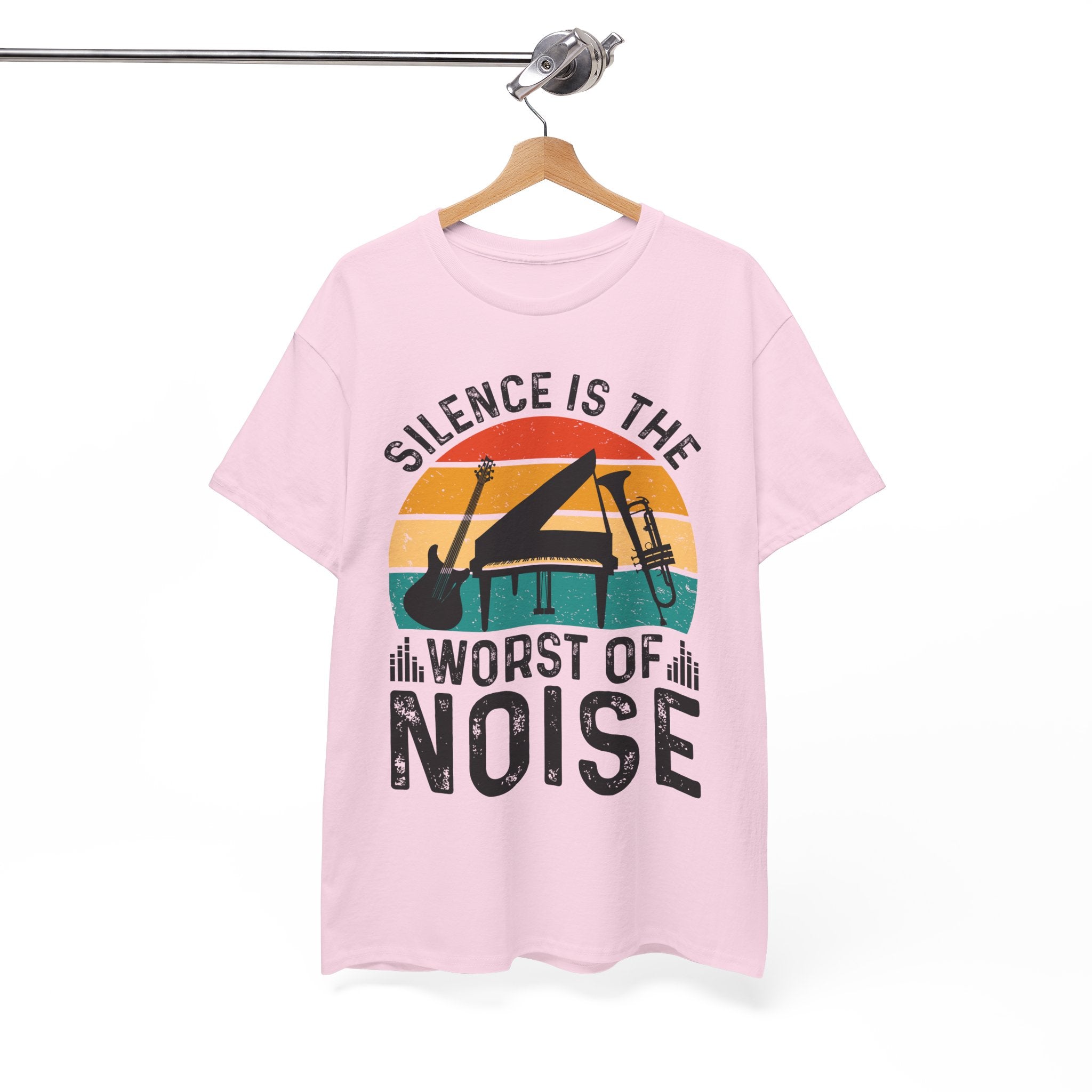 Retro Music Lover-Shirt - Silence Noise Tee | Gallory Hive