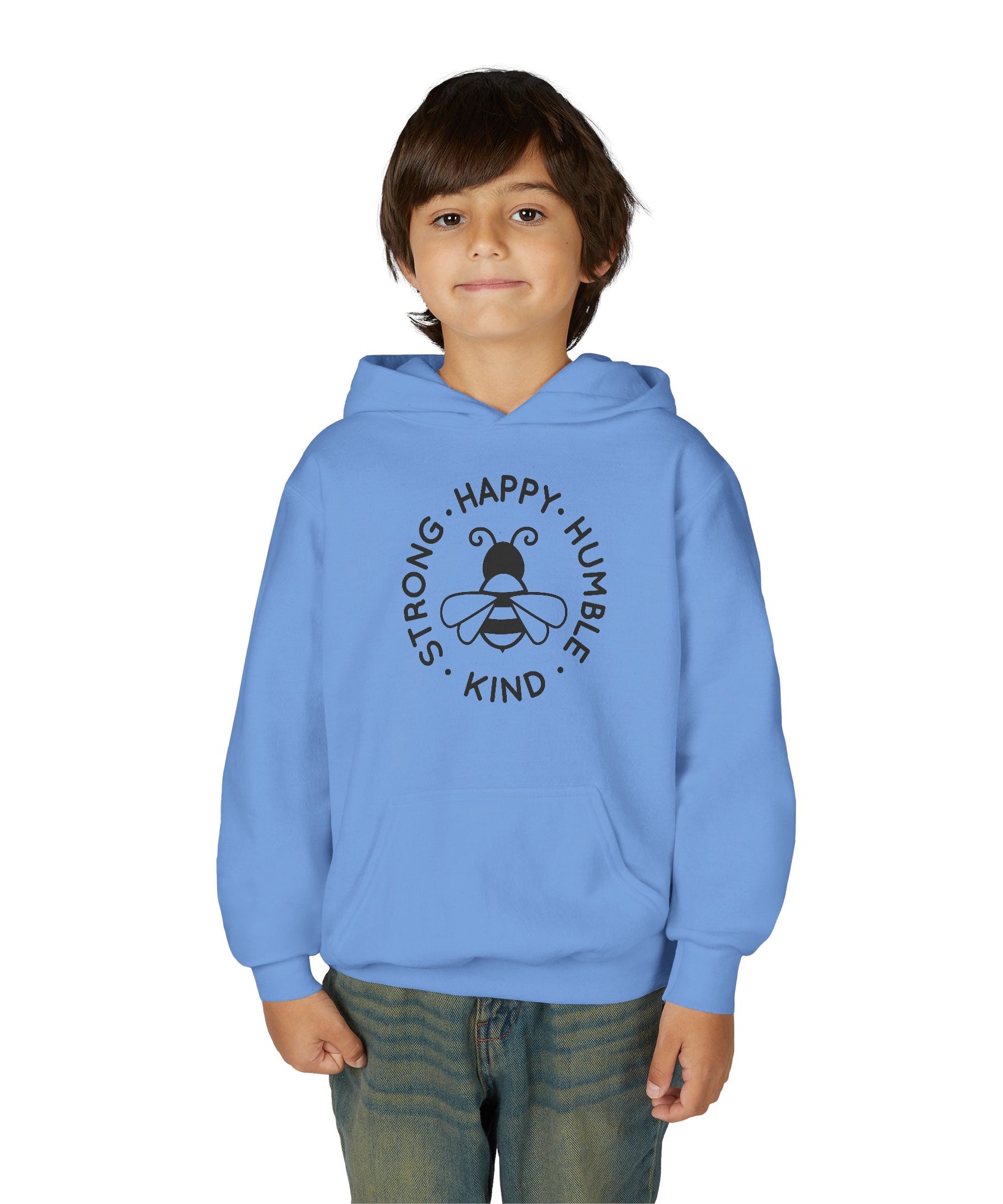 Unisex Kid's "Strong Happy Humble Kind" Hoodie