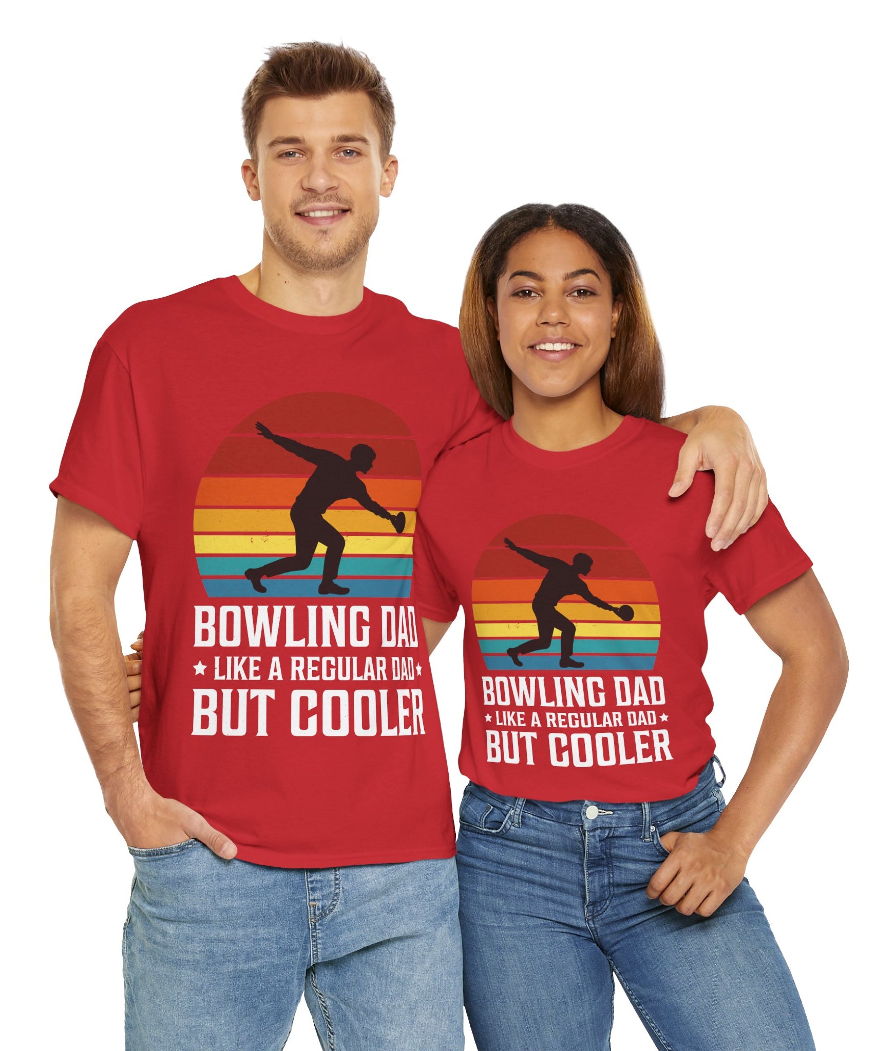 Retro Bowling Dad Tee - Unique Father's Day Gift