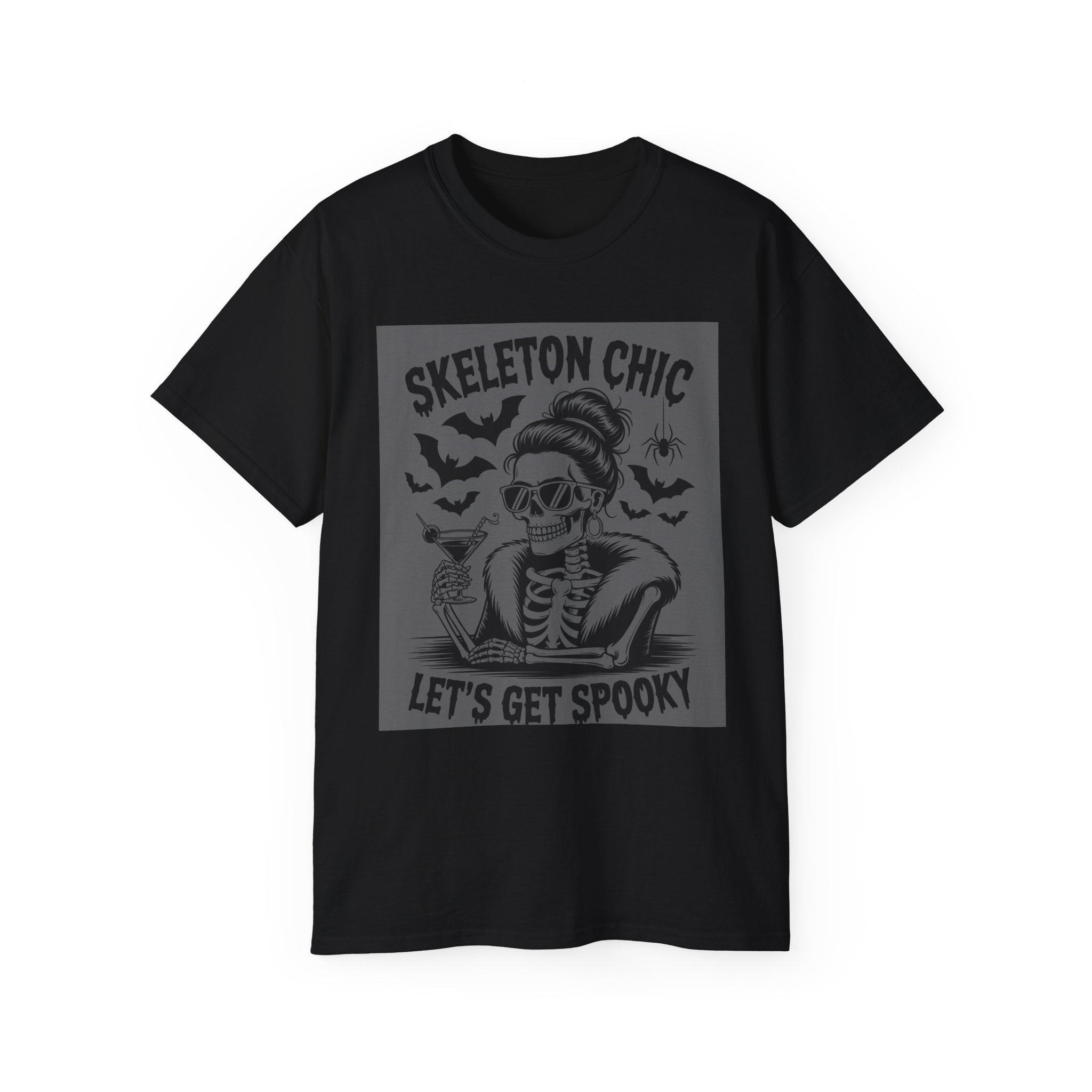 Vintage Rock Skeleton Halloween Shirt | Gallory Hive