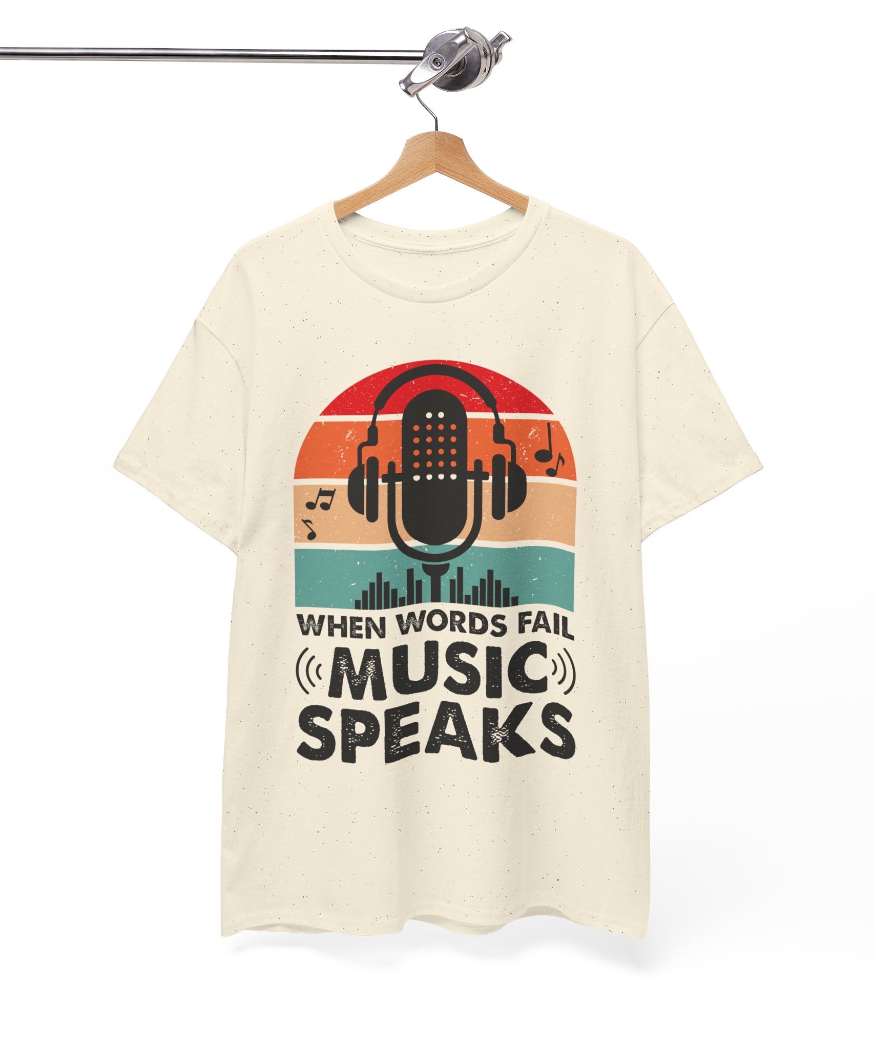 Vintage Audio Tee – Music Lover Style