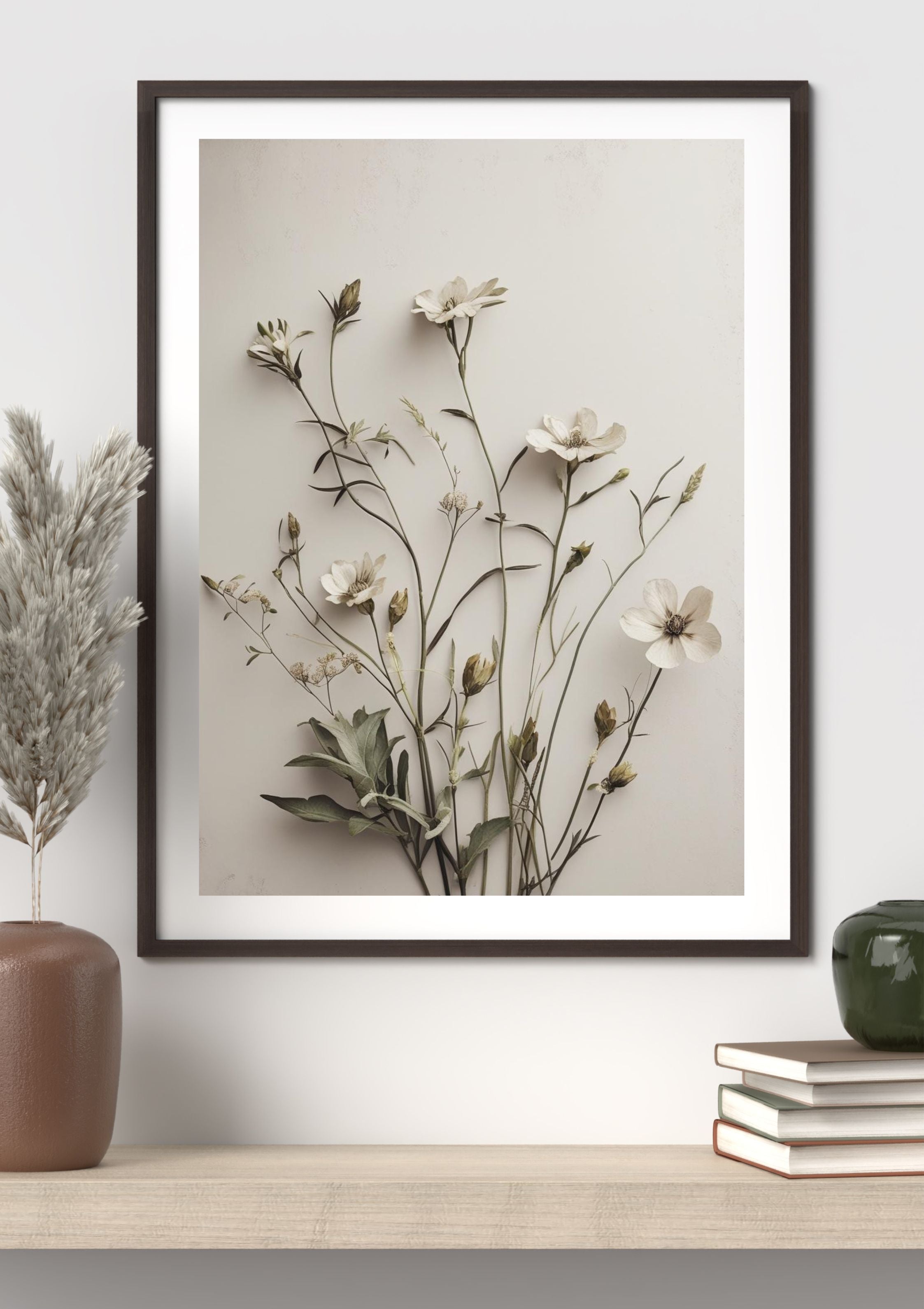 4 sets of wildflower wall art digital download