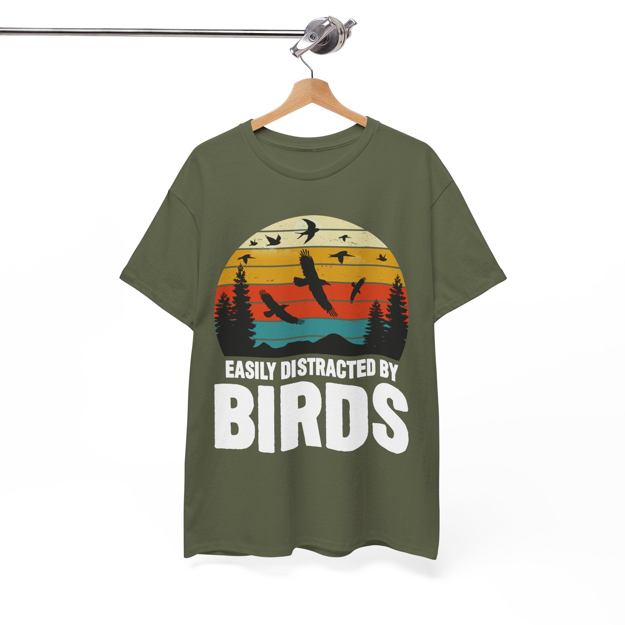 Retro Birds Lover Tee - Distracted Design | Gallory Hive
