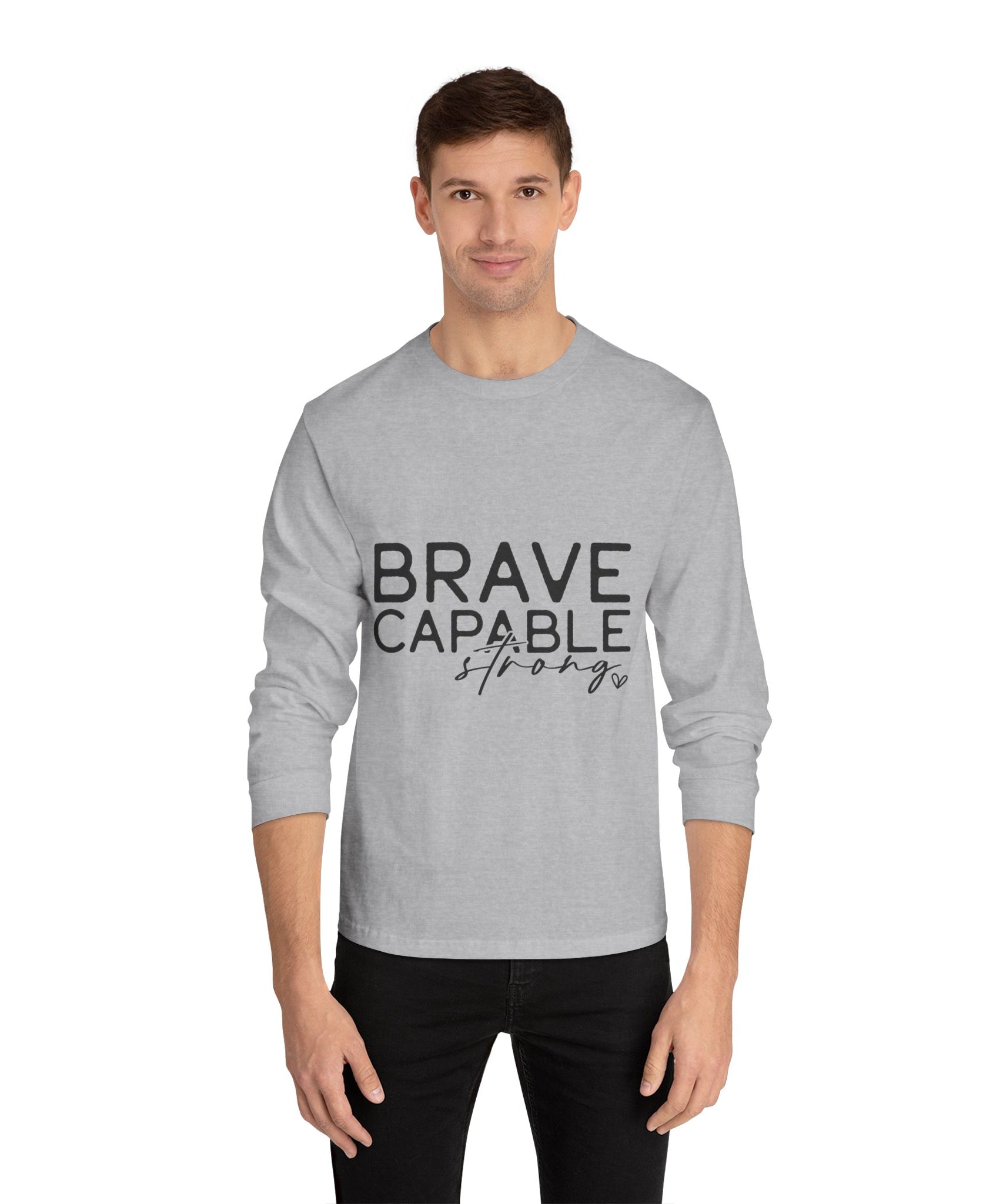 Unisex Motivational Shirt – Brave & Capable Tee | Gallory Hive