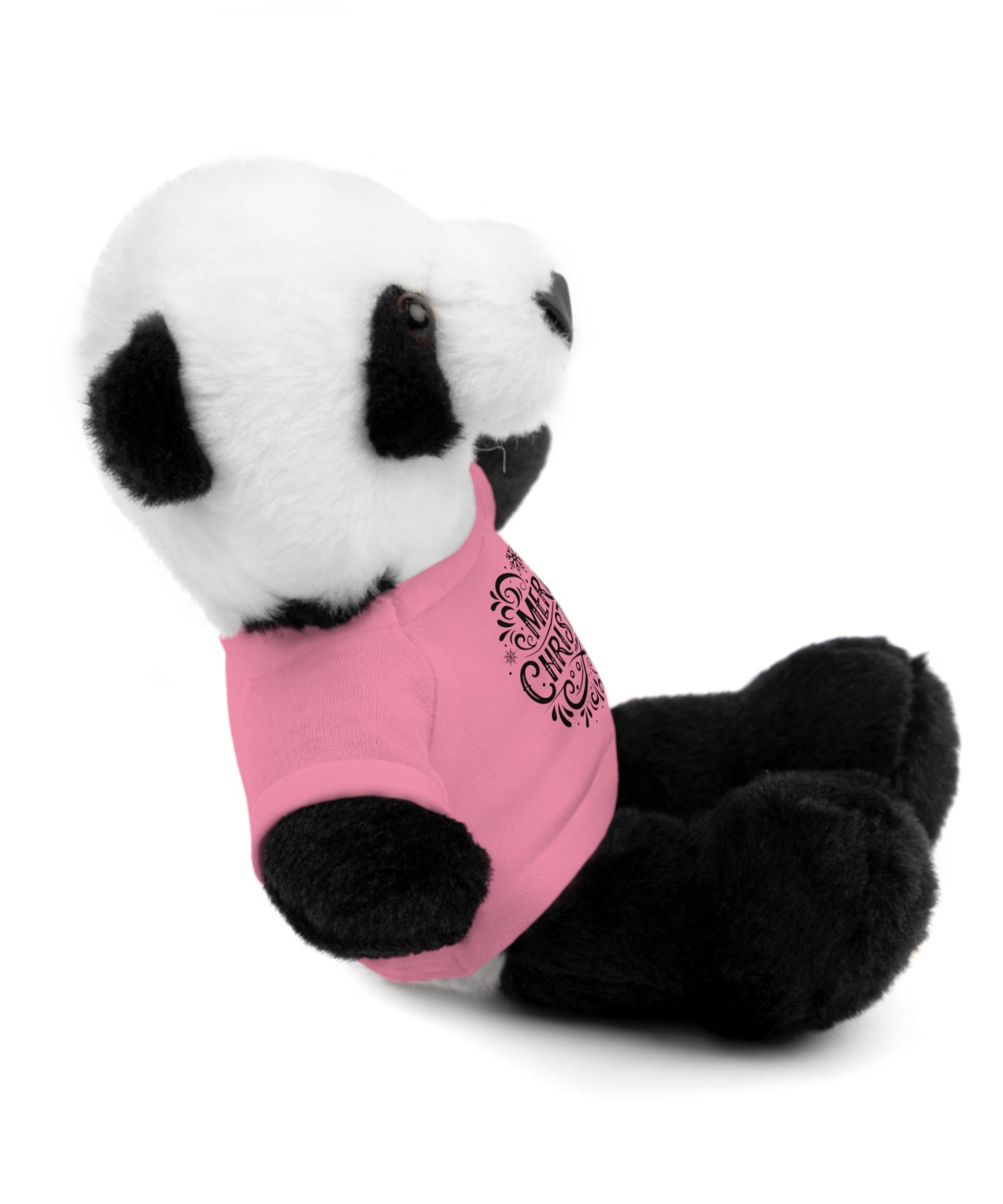 Festive Merry Christmas Stuffed Panda | Gallory Hive