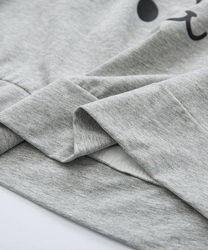 Small fresh everything Japanese little women's cute soft sister hoodie summer clothes new cat hooded short sleeve T-shirt 62