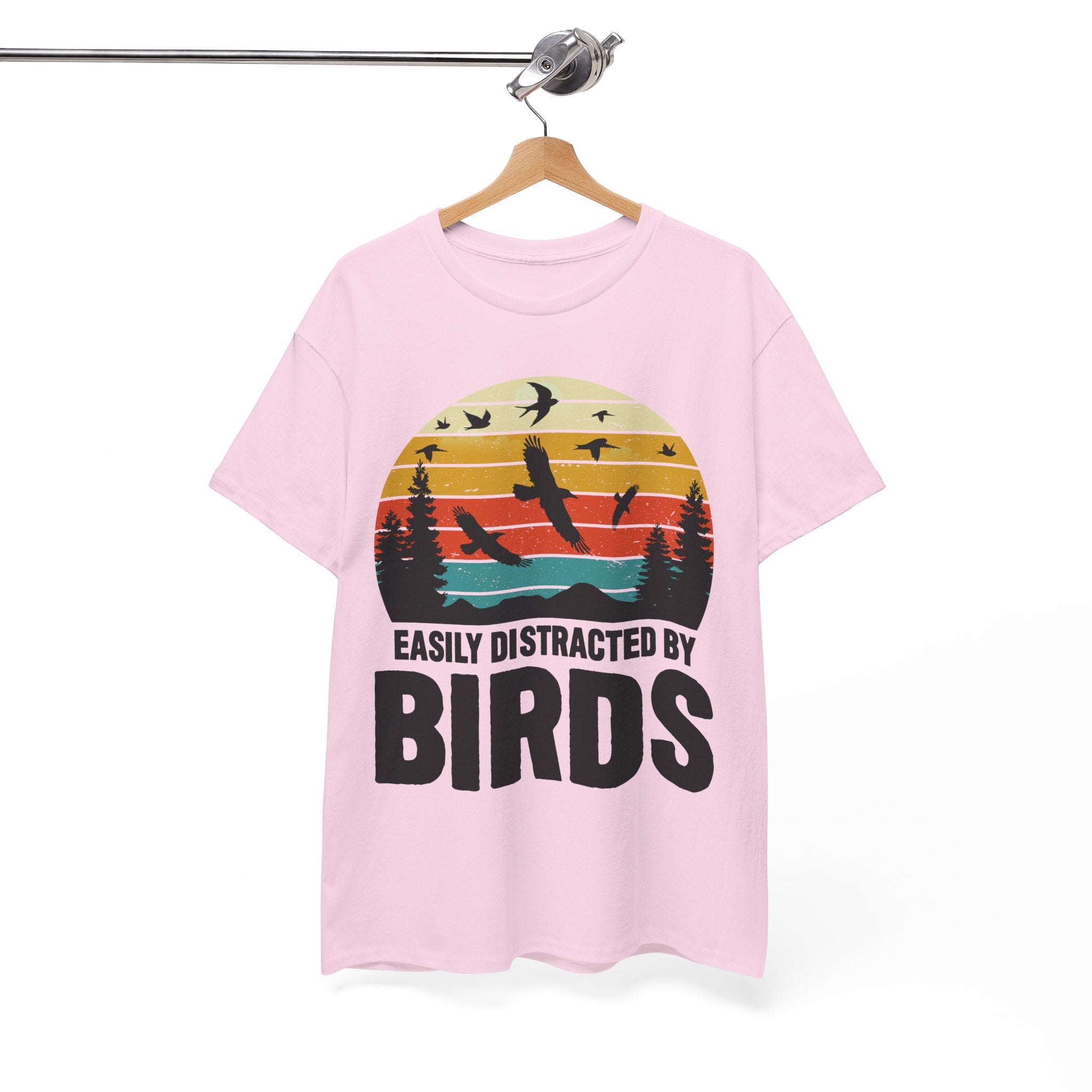 Retro Birds Lover Tee - Distracted Design