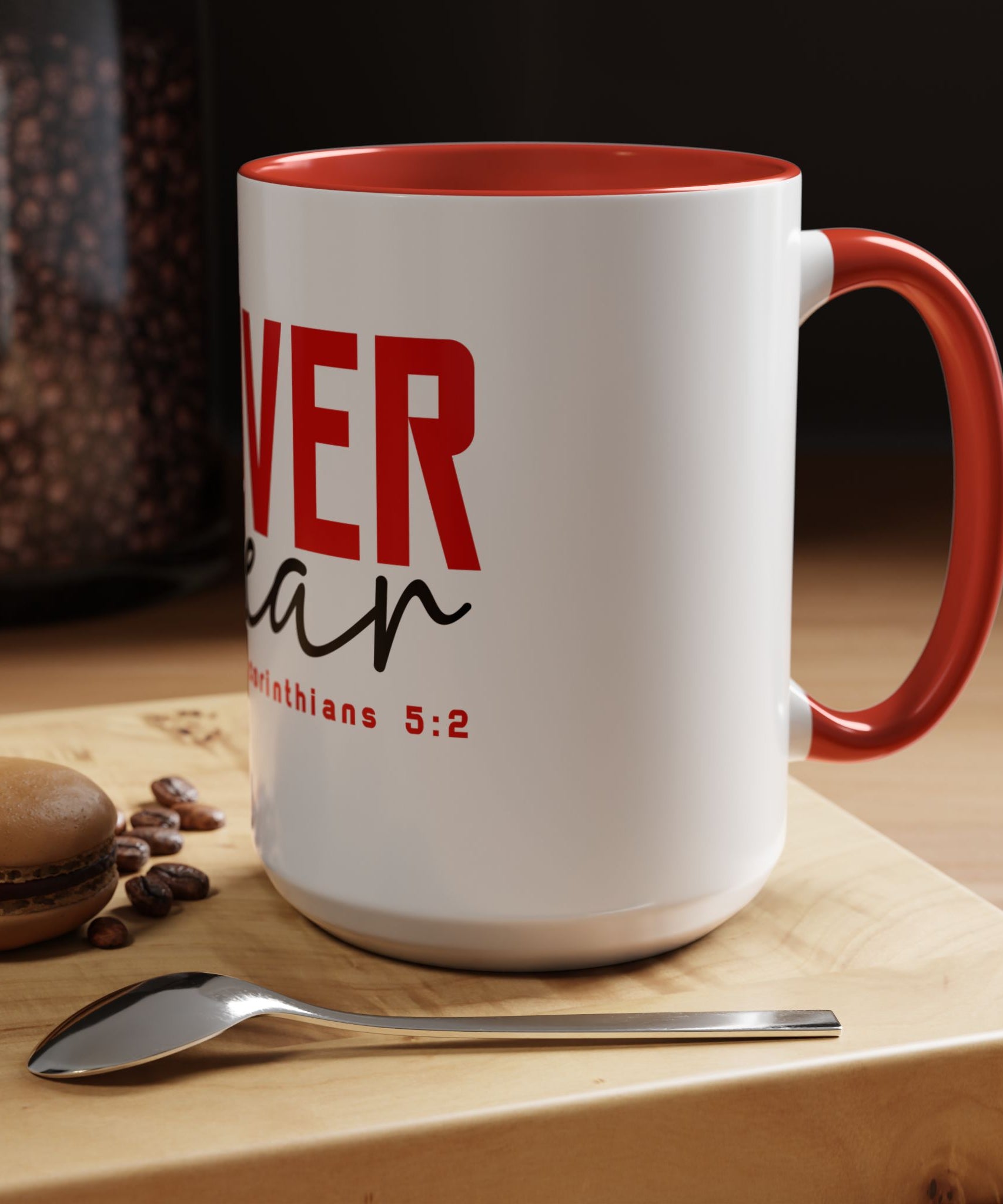 Faith Scripture Accent Coffee Mug | Gallory Hive