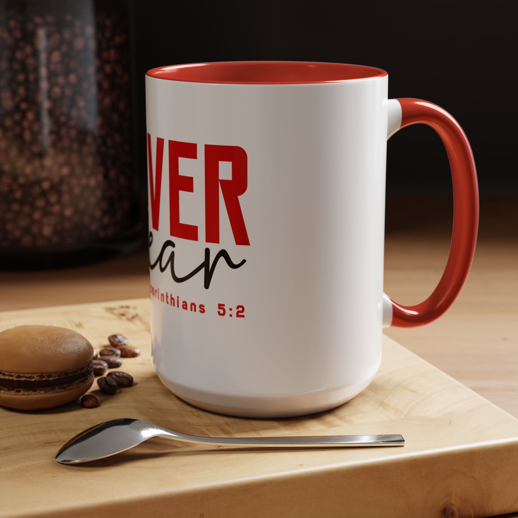 Faith Scripture Accent Coffee Mug | Gallory Hive