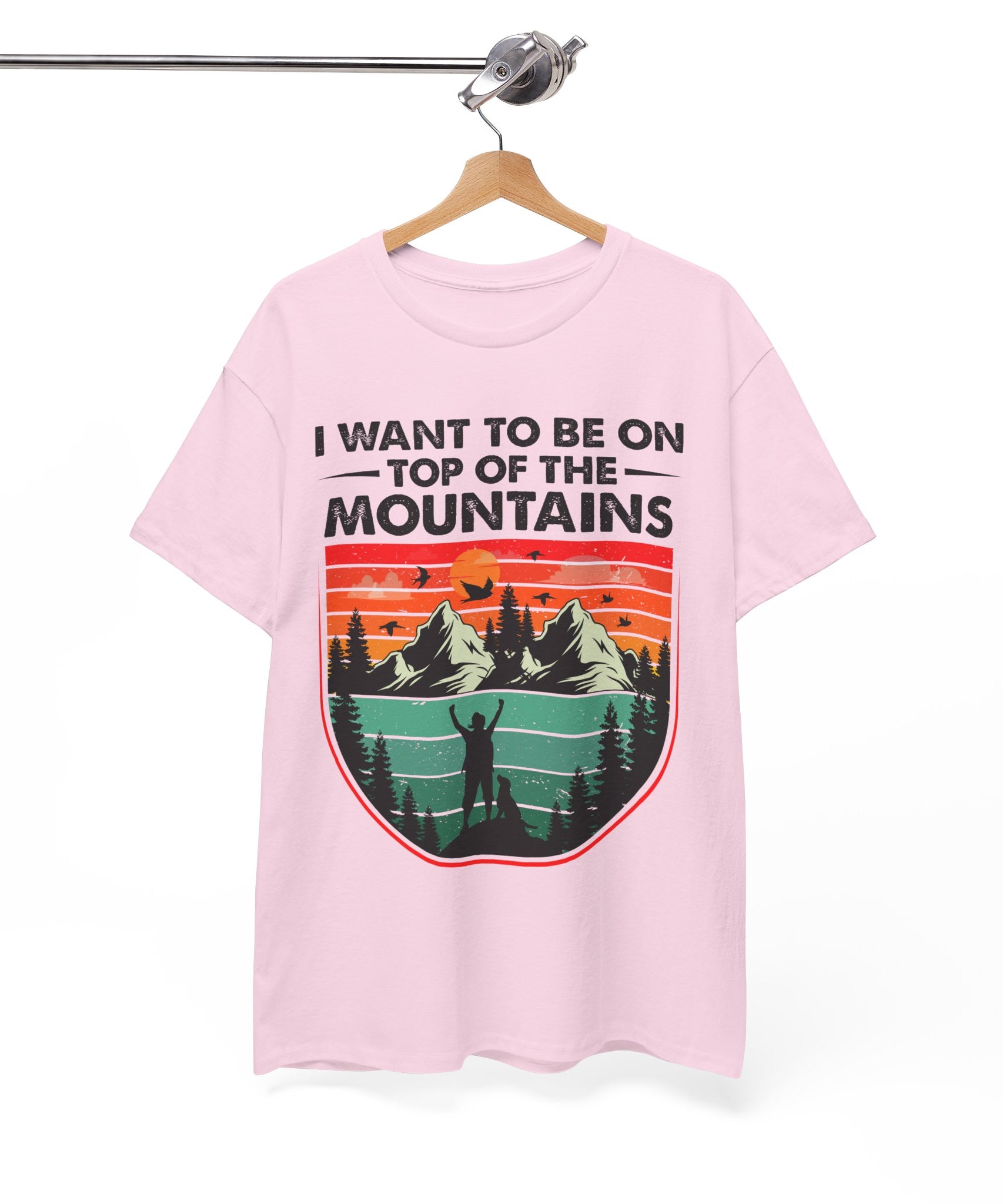 Retro Mountains T-Shirt - Adventure Vibes Tee | Gallory Hive