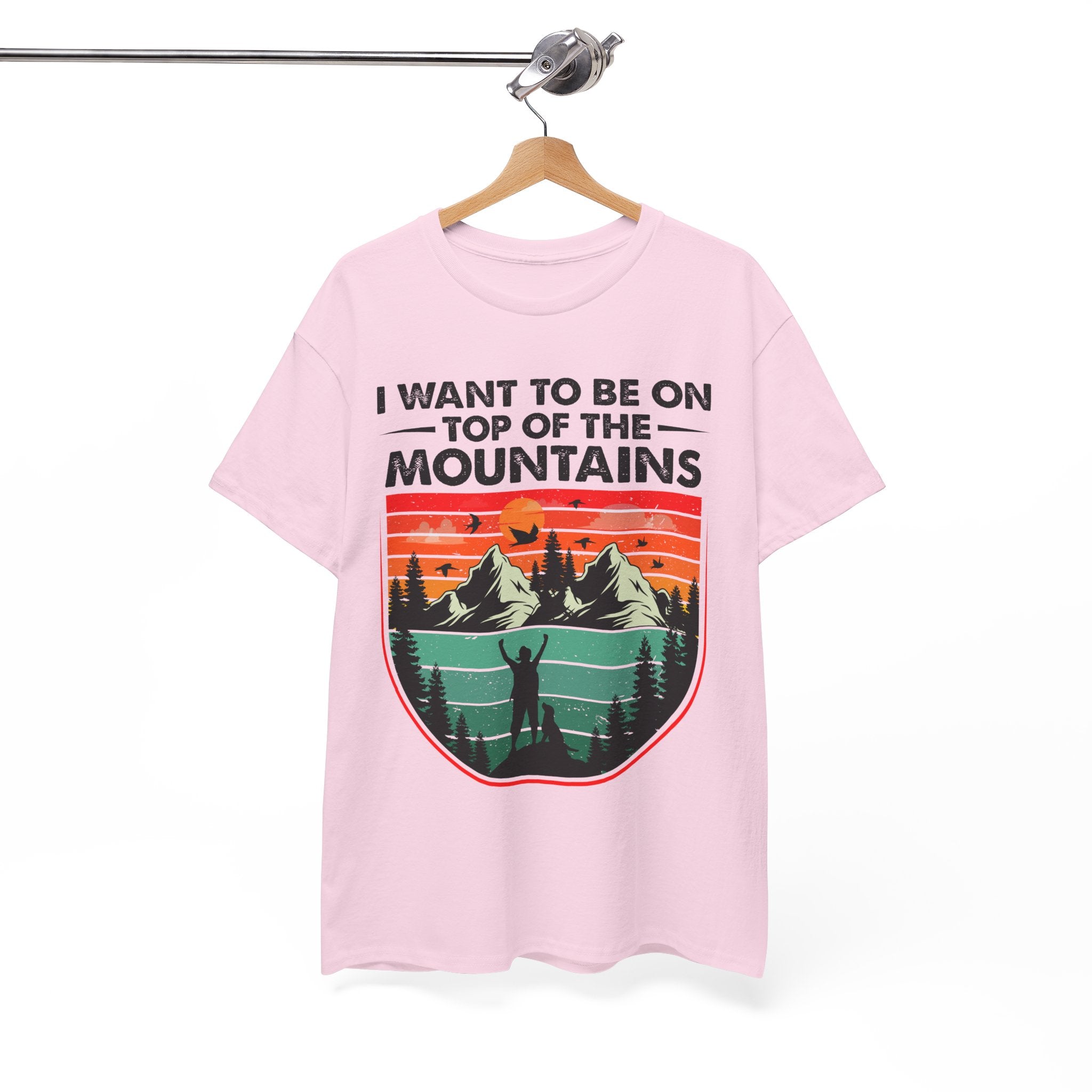 Retro Mountains T-Shirt - Adventure Vibes Tee | Gallory Hive