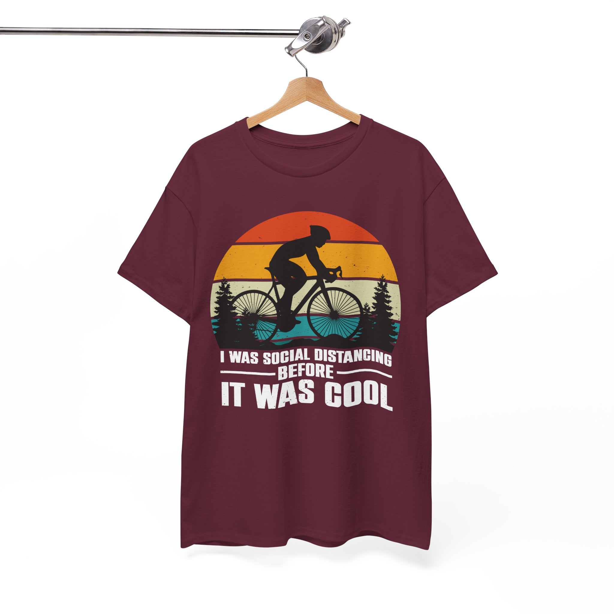 Retro Social Distancing Cyclist Tee | Gallory Hive