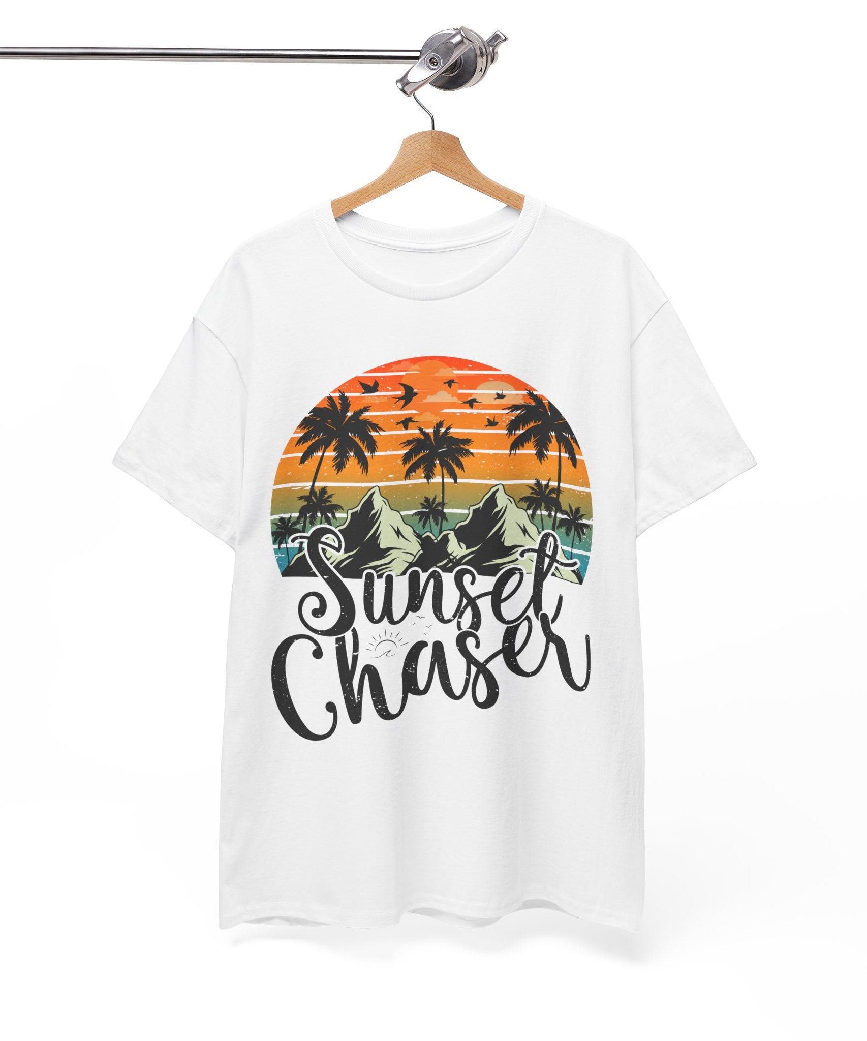 Sunset Surf Tee – Tropical & Mountain Vibes | Gallory Hive