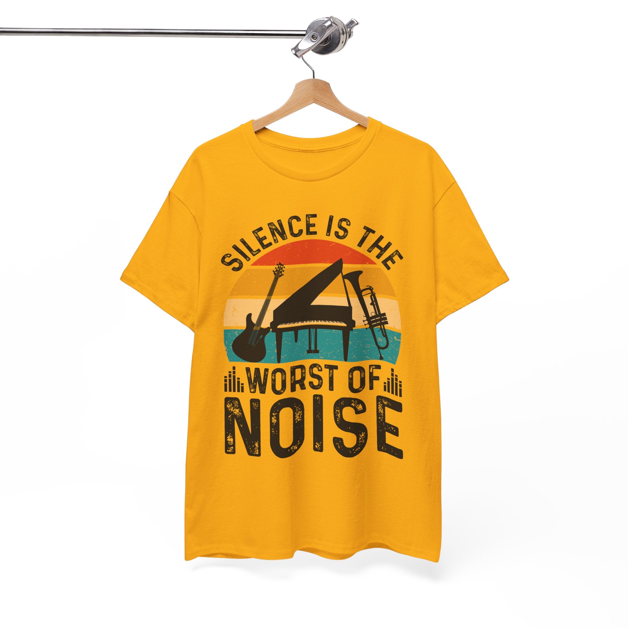 Retro Music Lover-Shirt - Silence Noise Tee | Gallory Hive