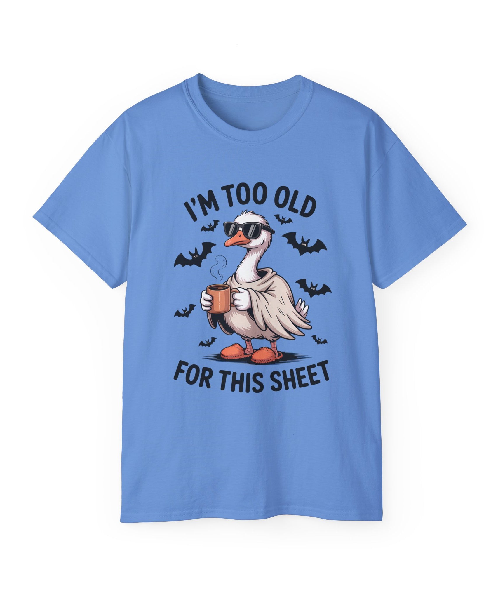 Funny Goose T-Shirt - Halloween Sheet Pun Tee