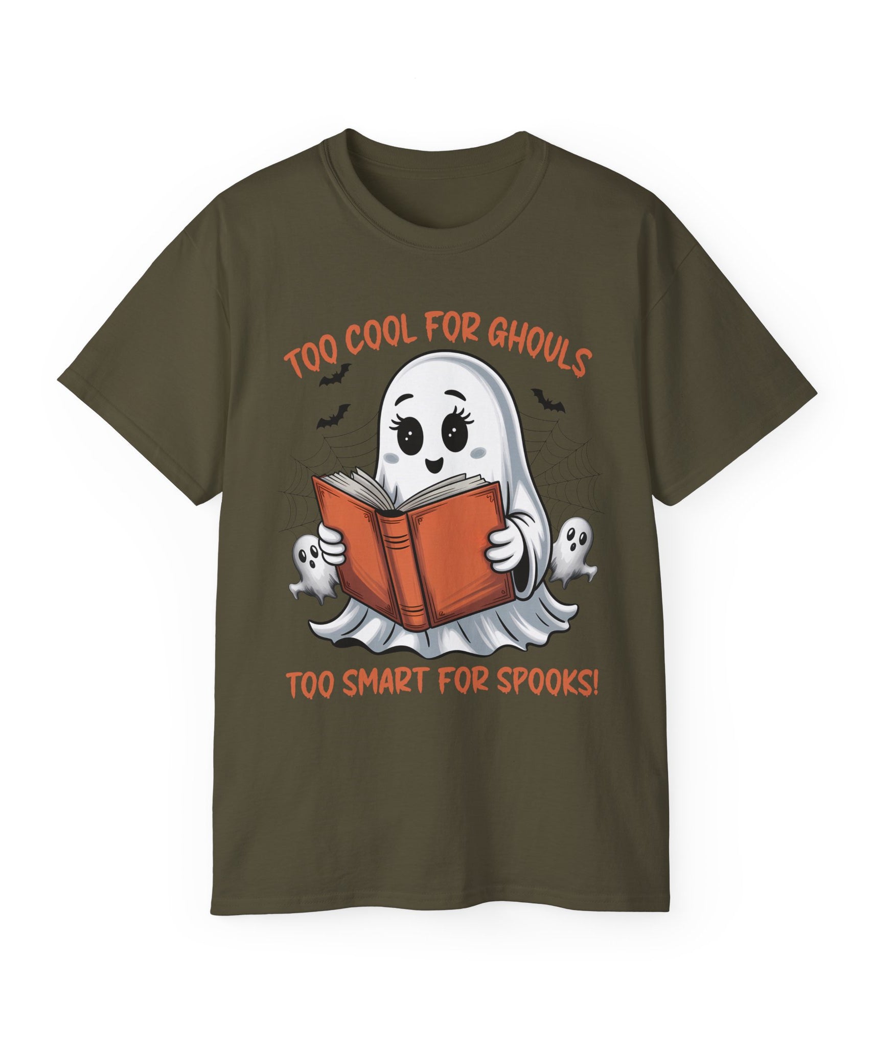 Cute Ghost Book T-Shirt Halloween | Gallory Hive