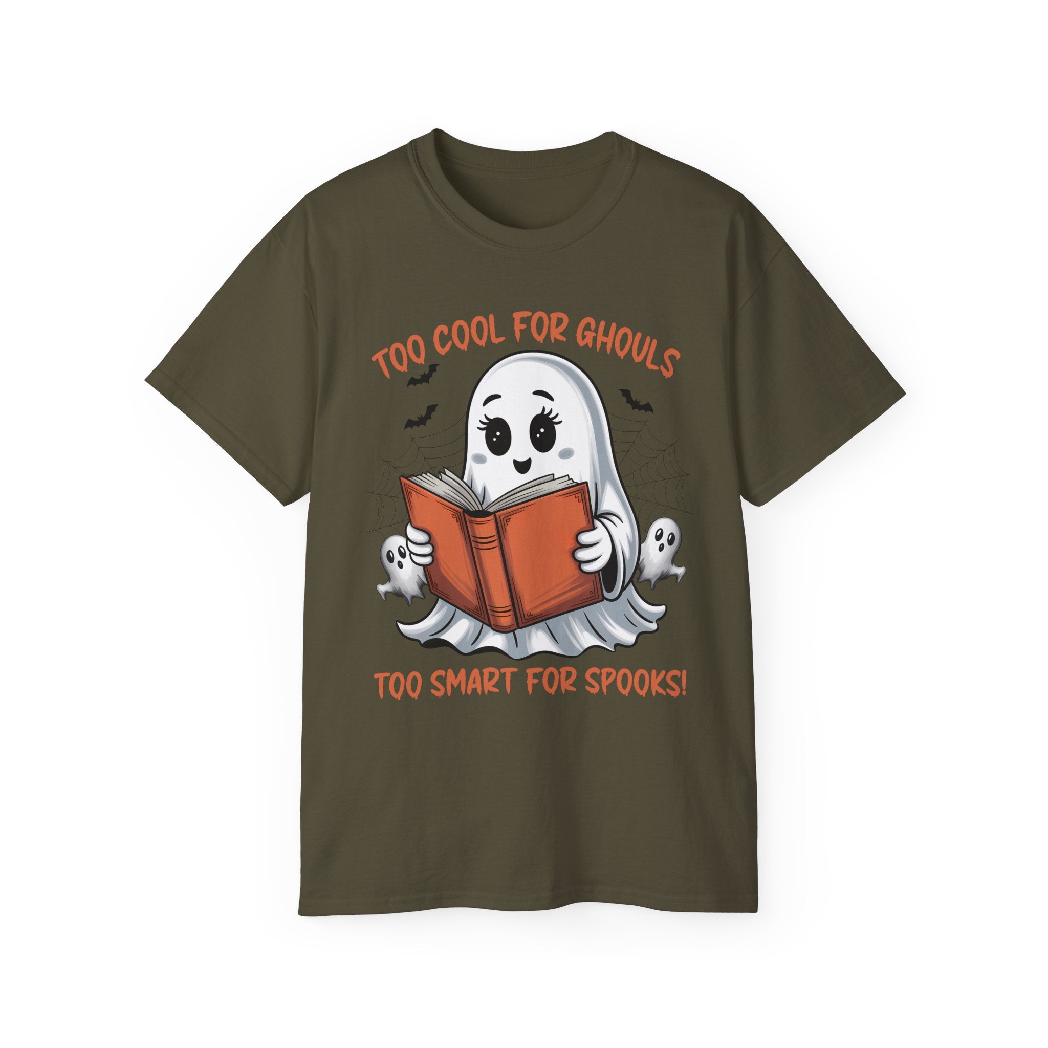 Cute Ghost Book T-Shirt Halloween | Gallory Hive