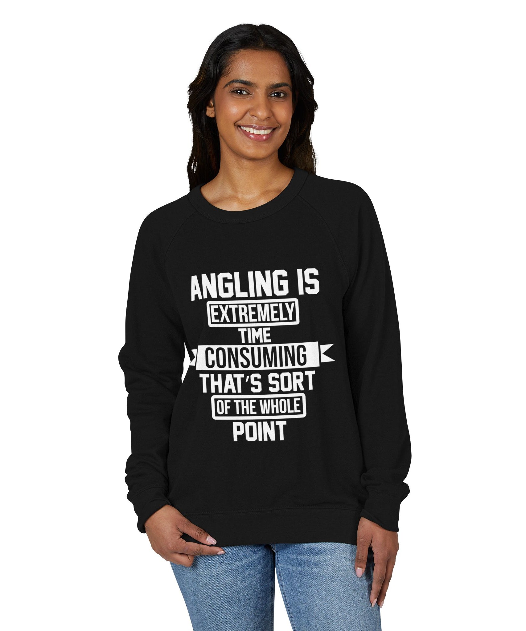 Crewneck Sweatshirt – Angling Quote for Fishers | Gallory Hive