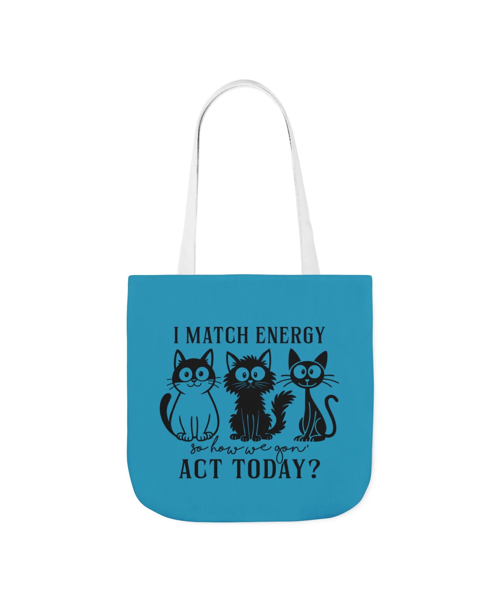 Cute Turquoise Canvas Tote – Reusable Bag