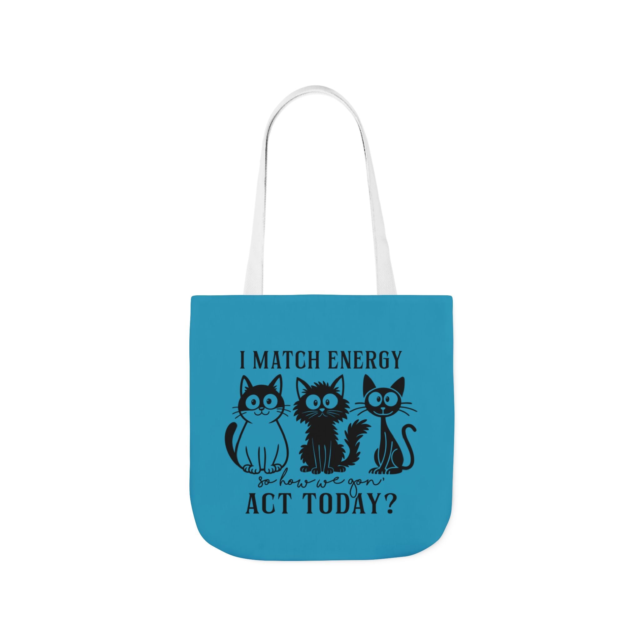 Cute Turquoise Canvas Tote – Reusable Bag