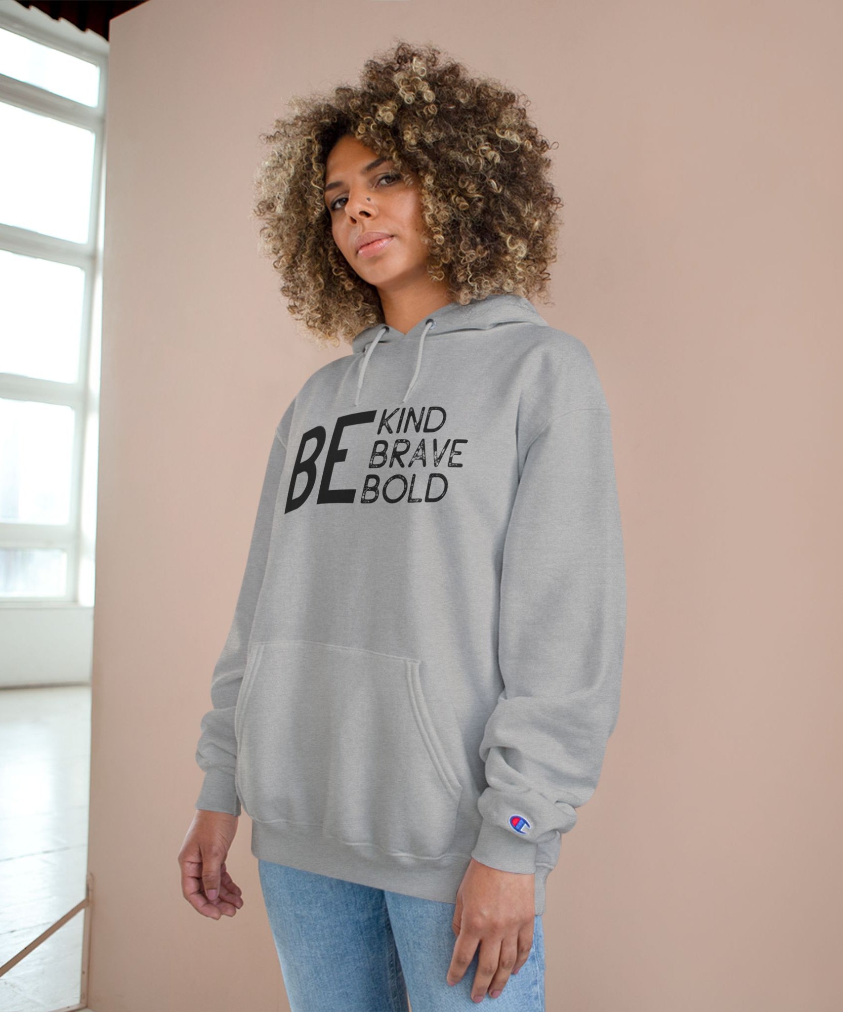 Be Original Hand Sign Hoodie by Champion