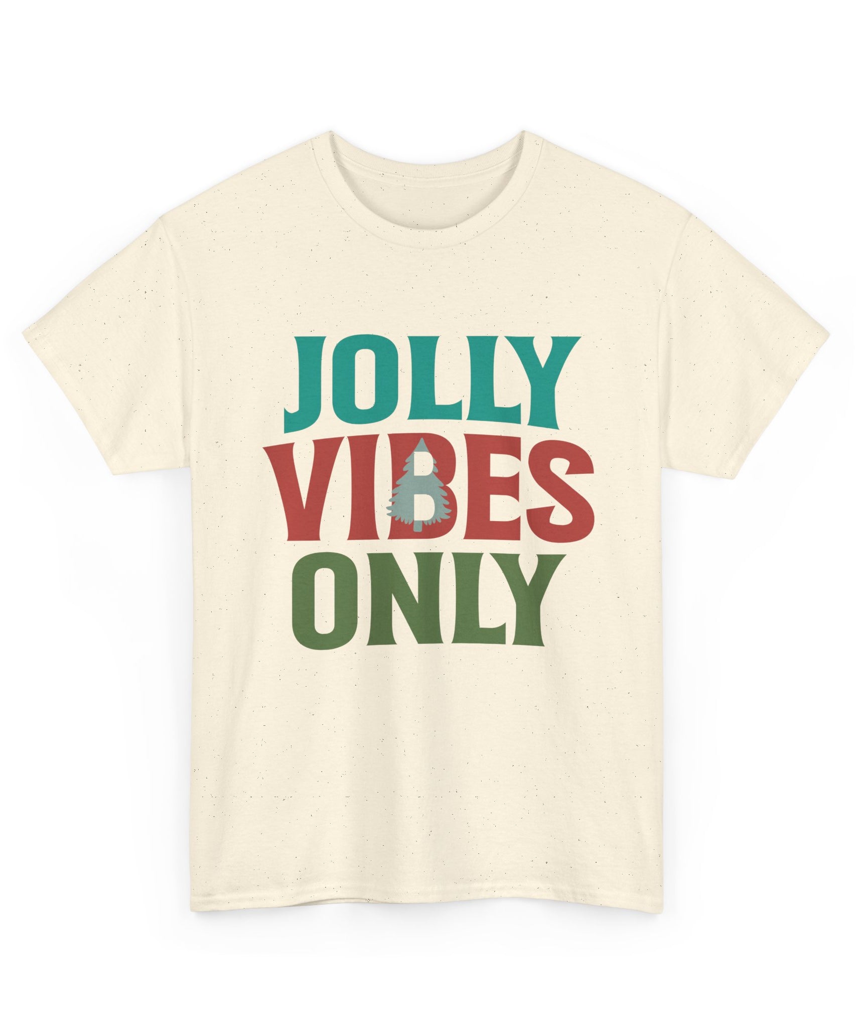 Festive Jolly Vibes Christmas T-Shirt | Gallory Hive