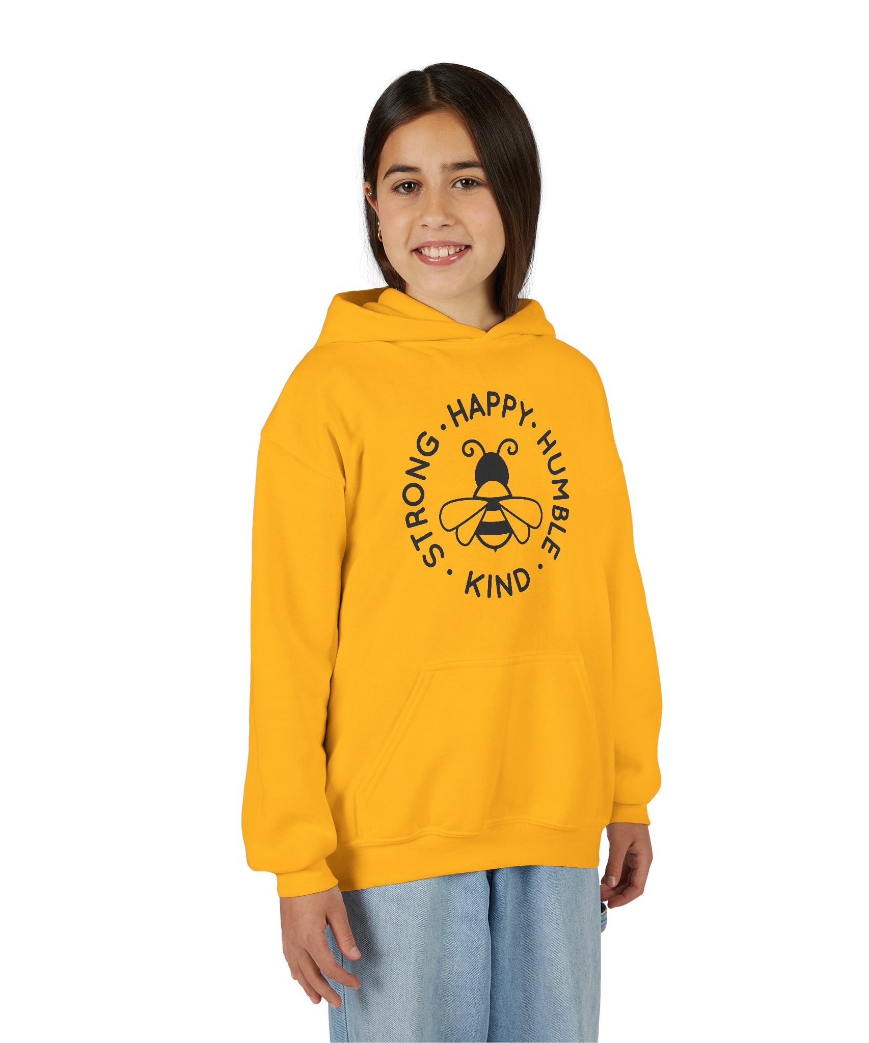 Unisex Kid's "Strong Happy Humble Kind" Hoodie