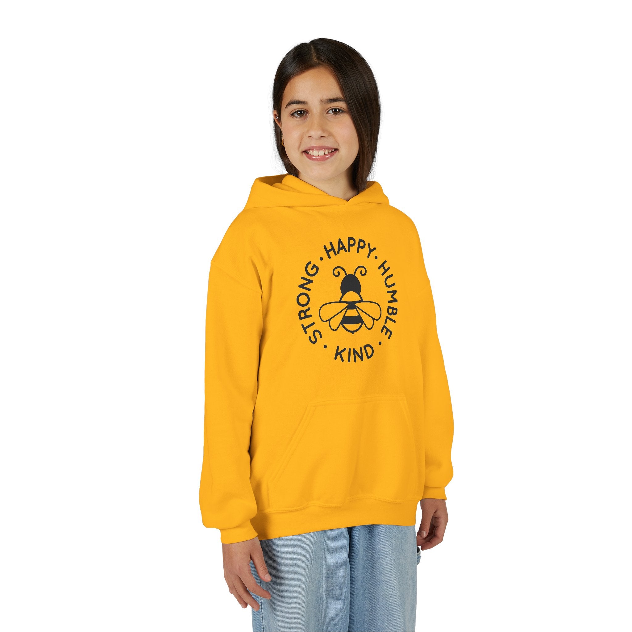 Unisex Kid's "Strong Happy Humble Kind" Hoodie