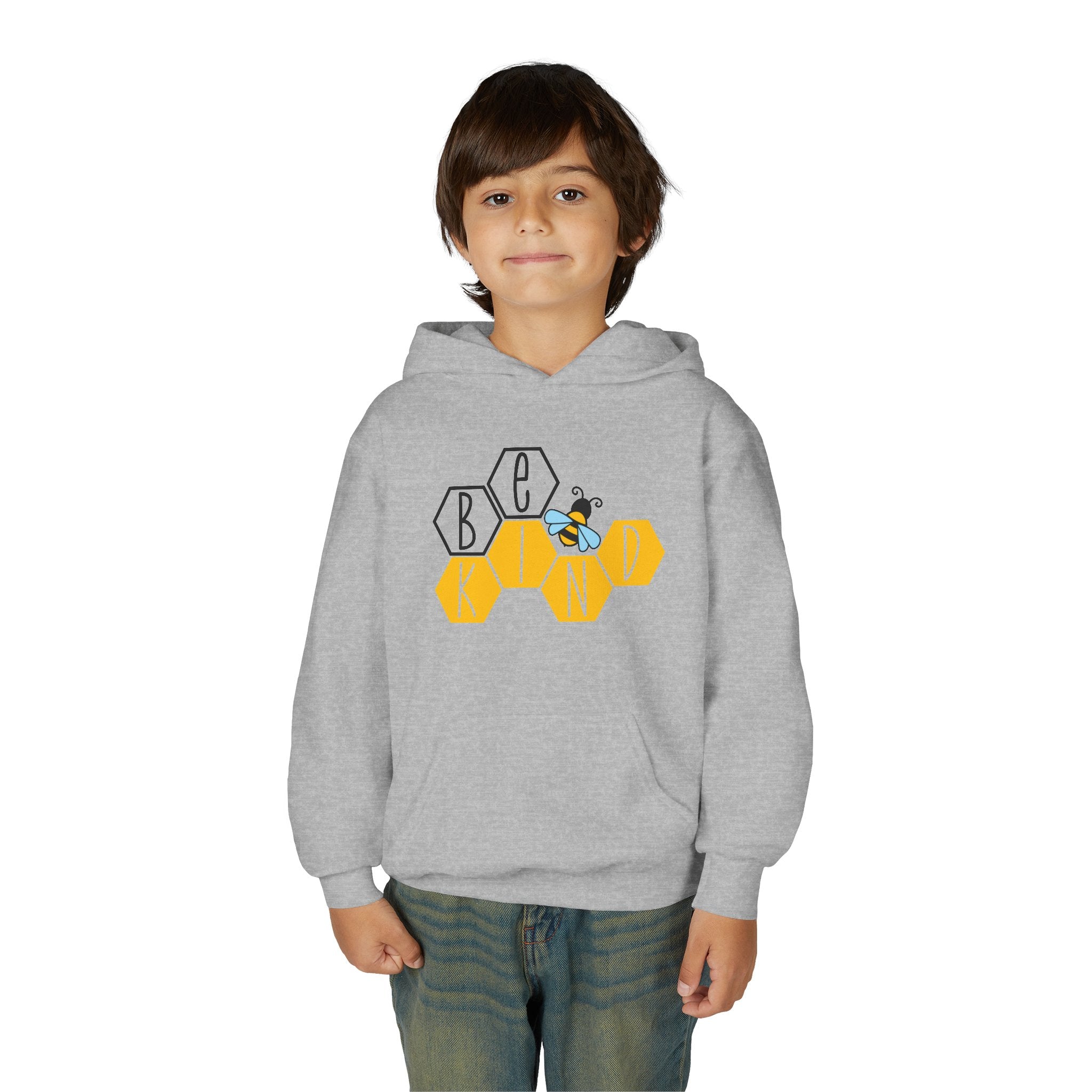 Unisex Kids Hoodie – Bee Kind & Cozy