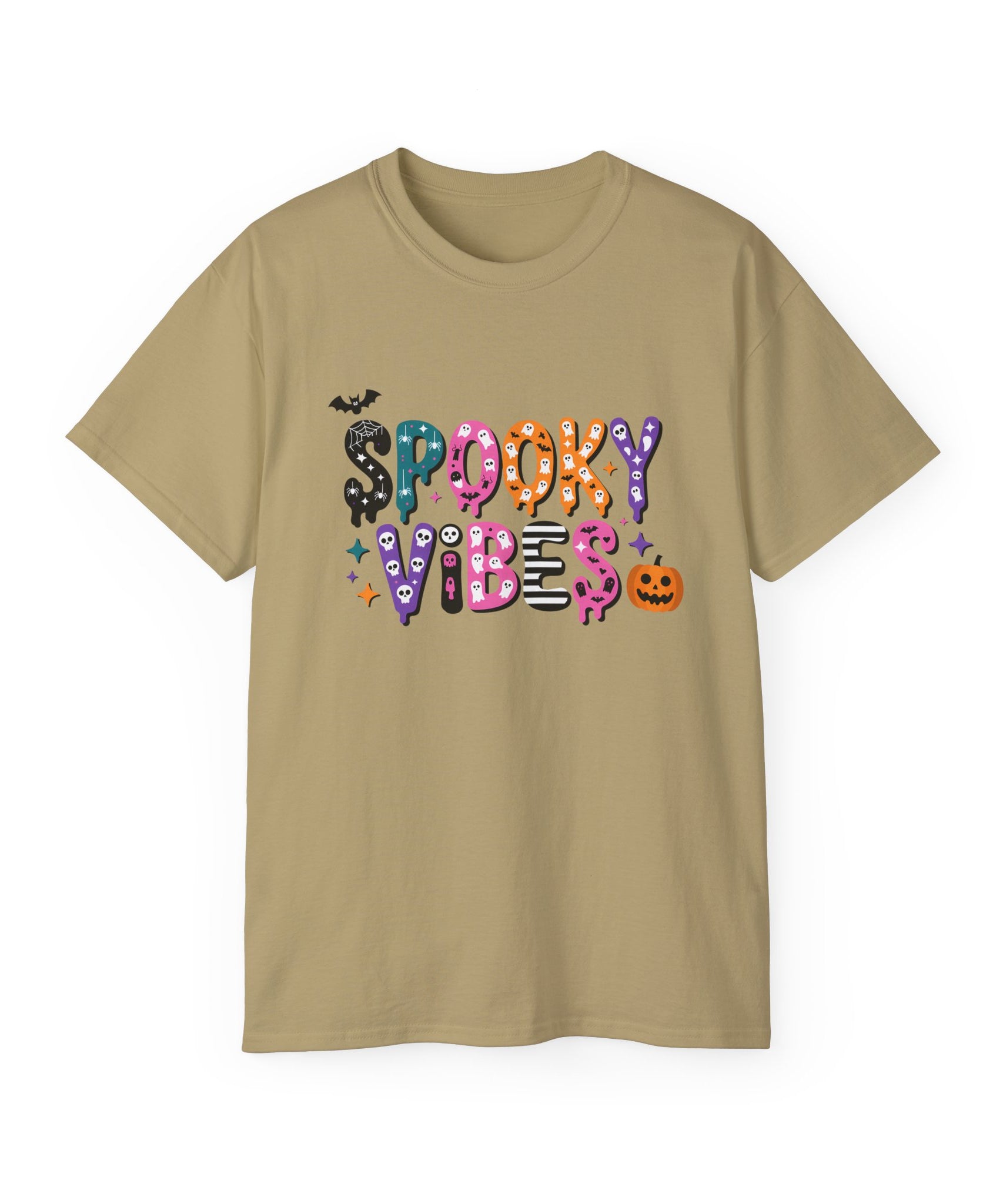 Halloween Spooky Vibes Graphic Tee | Gallory Hive