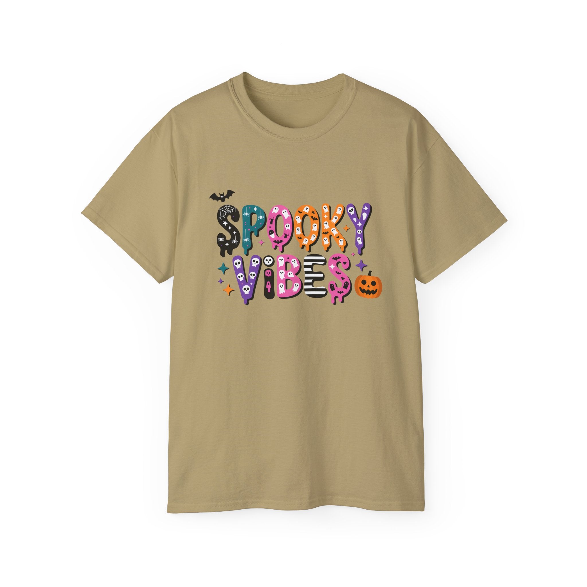 Halloween Spooky Vibes Graphic Tee | Gallory Hive