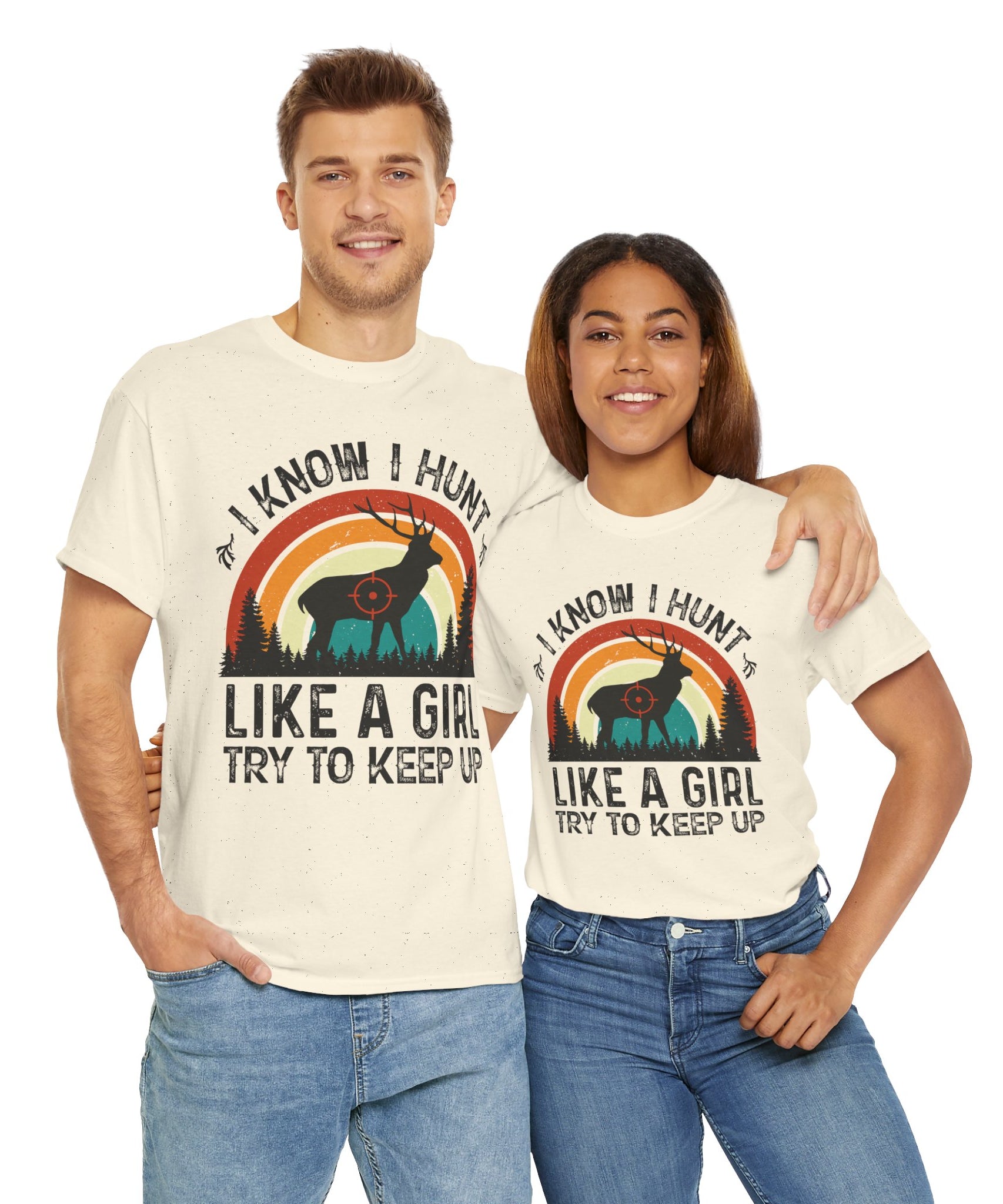 Sunset Target Deer Shirt – Hunting Vibes