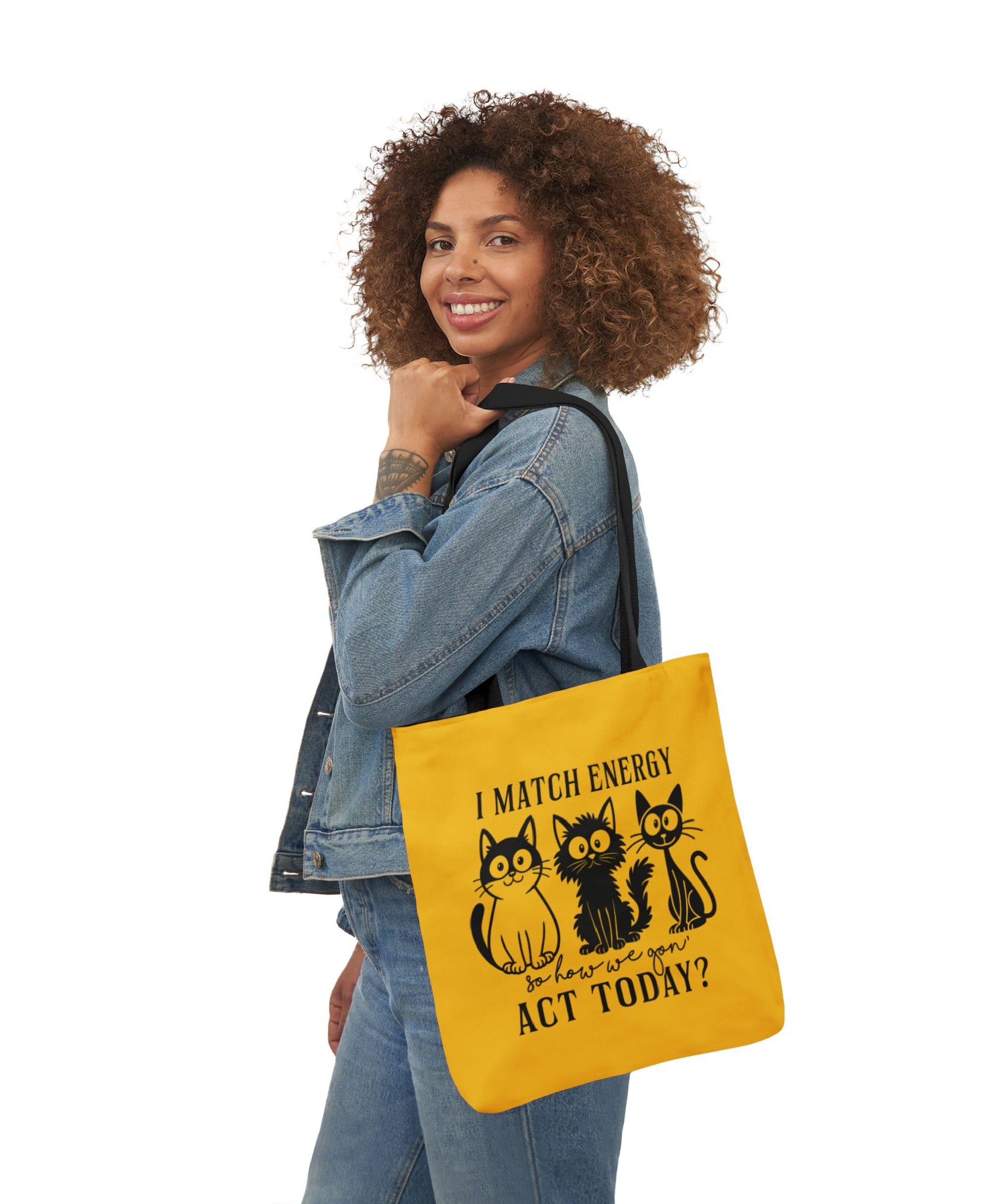 Cute Yellow Canvas Tote – Reusable Bag | Gallory Hive