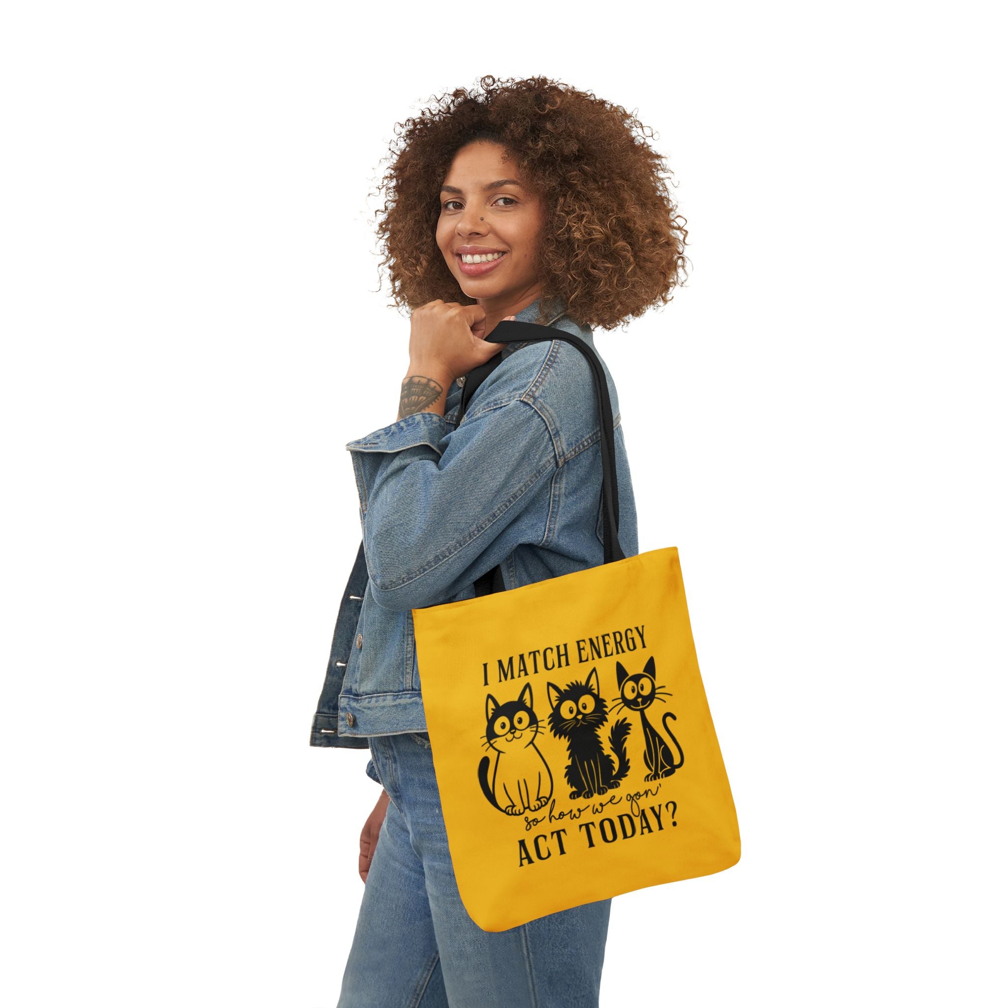 Cute Yellow Canvas Tote – Reusable Bag | Gallory Hive