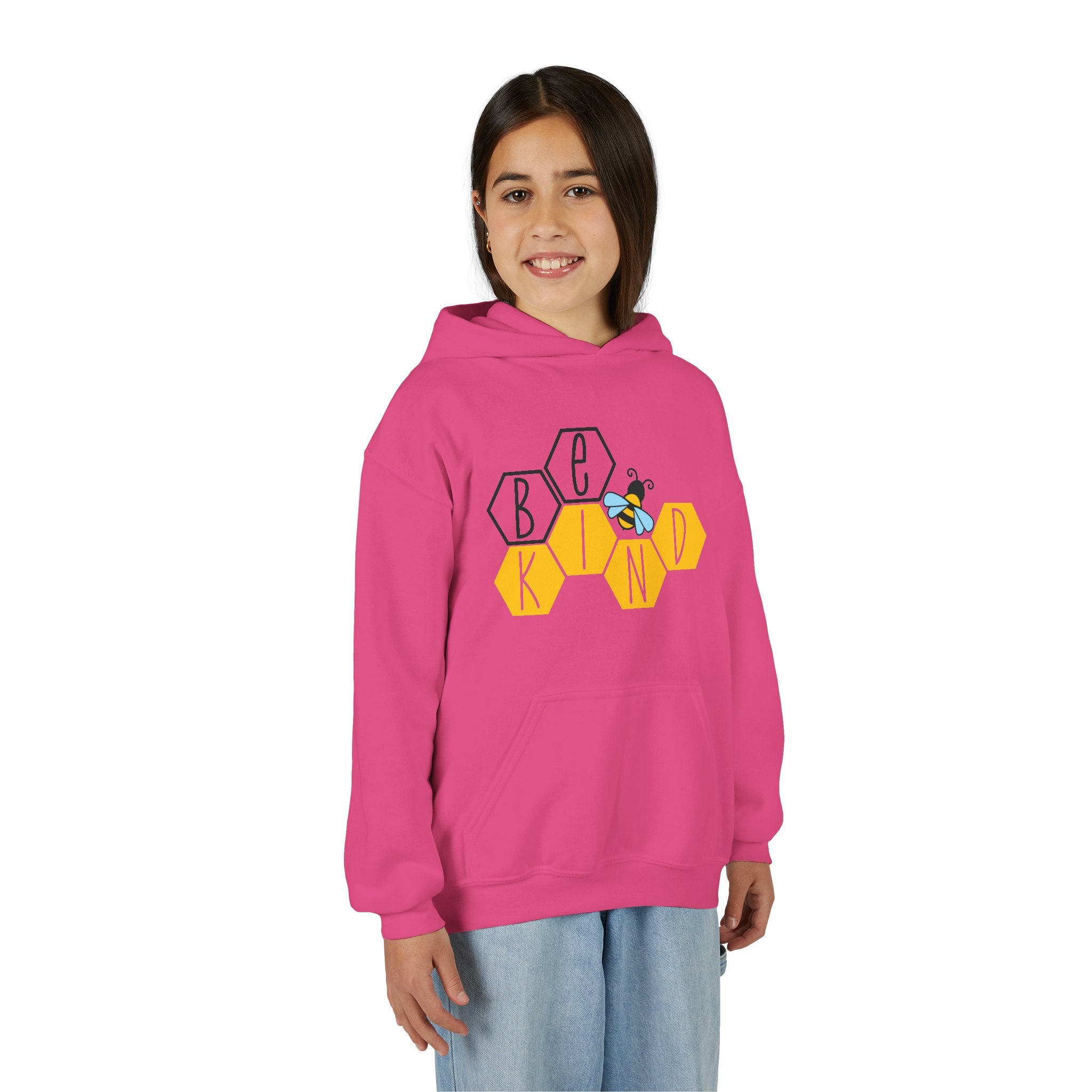 Unisex Kids Hoodie – Bee Kind & Cozy