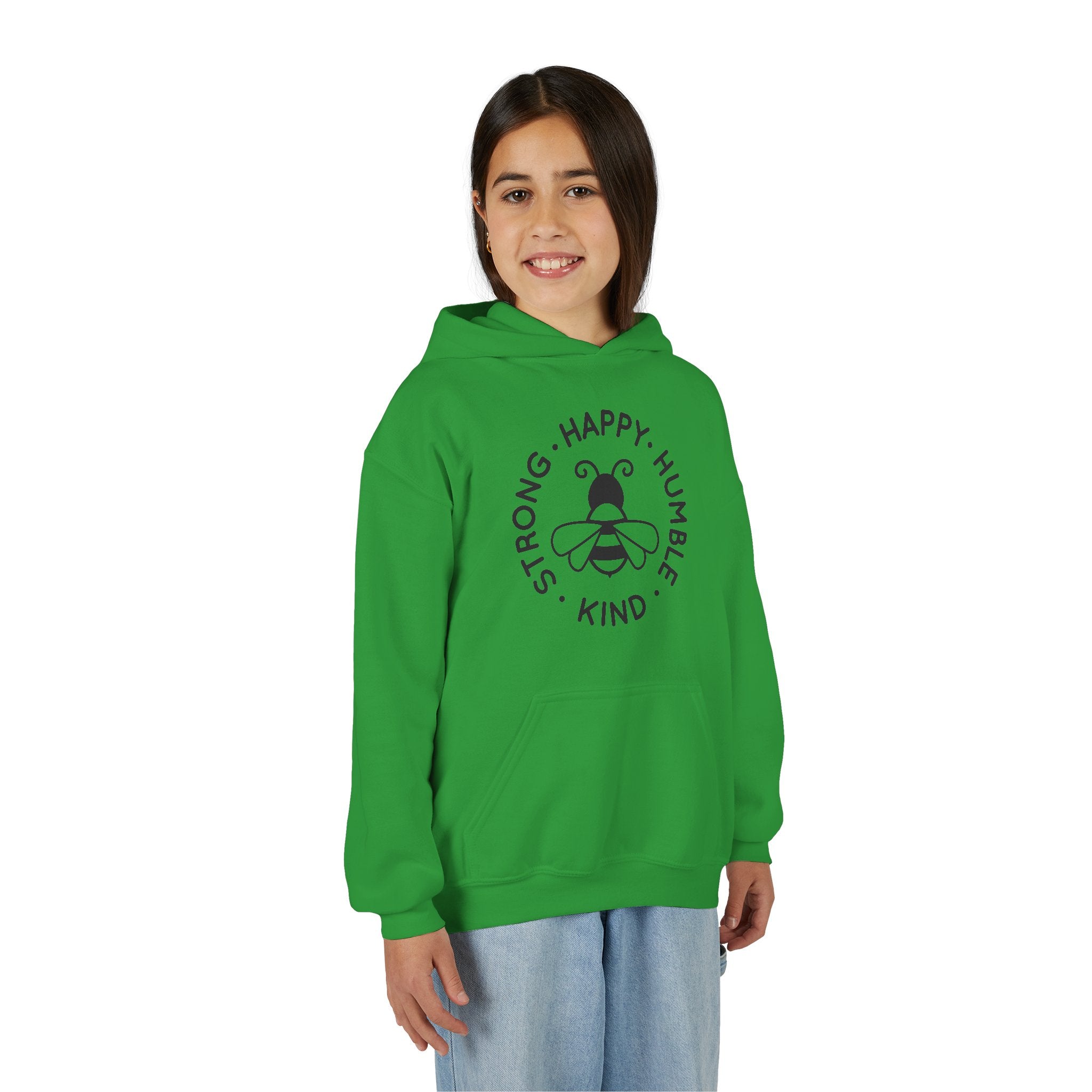 Unisex Kid's "Strong Happy Humble Kind" Hoodie