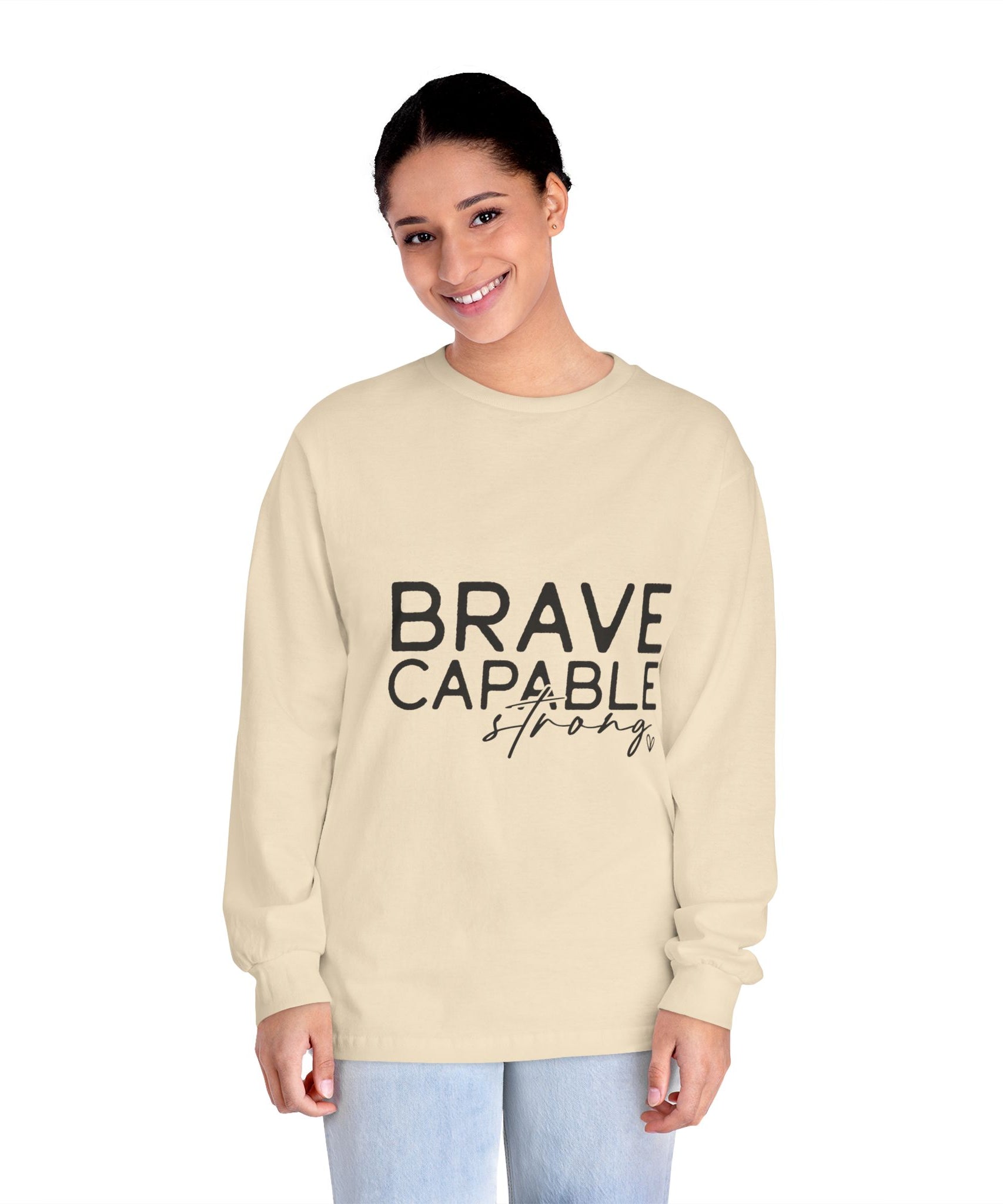 Unisex Motivational Shirt – Brave & Capable Tee