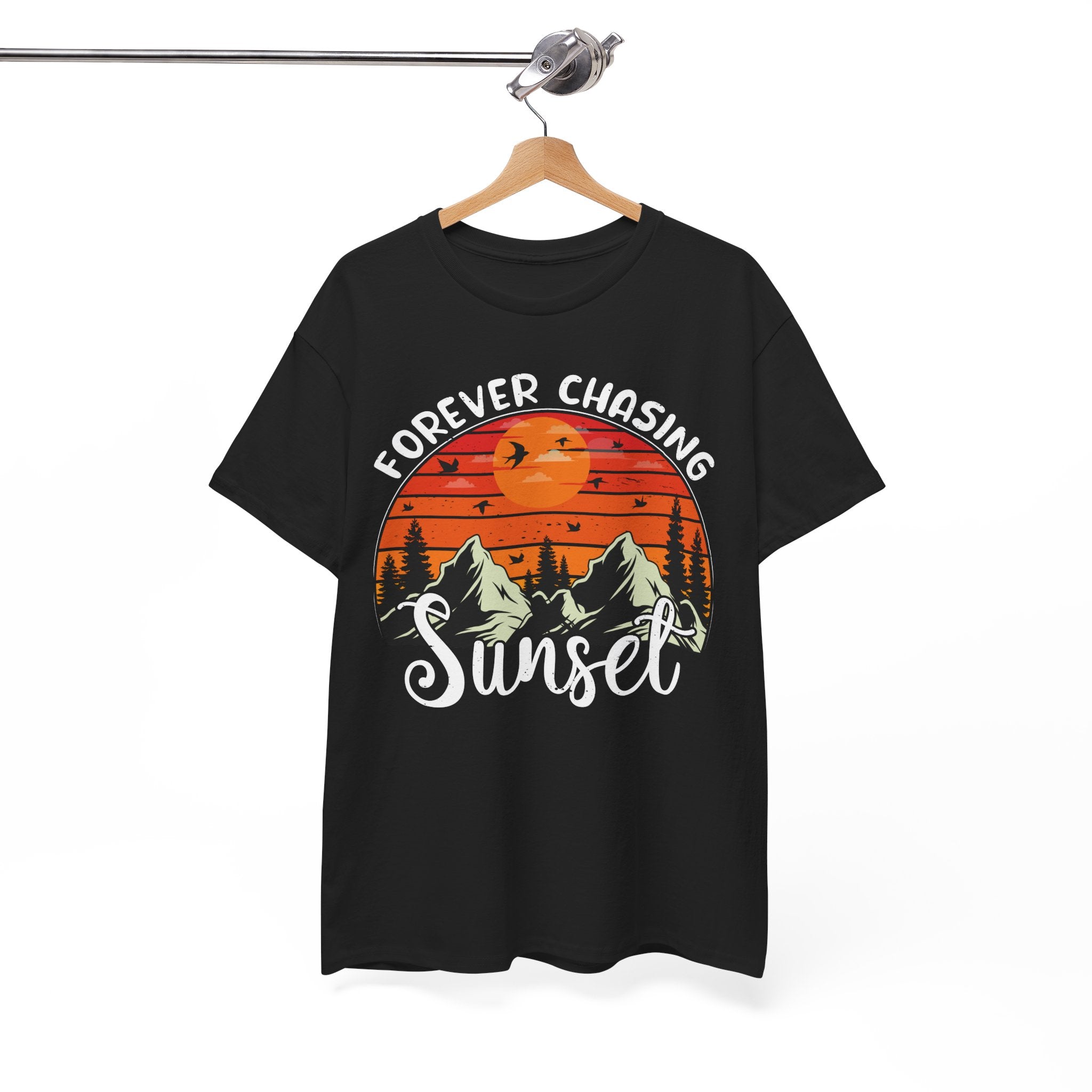 Sunset Mountain Scene T-Shirt | Gallory Hive