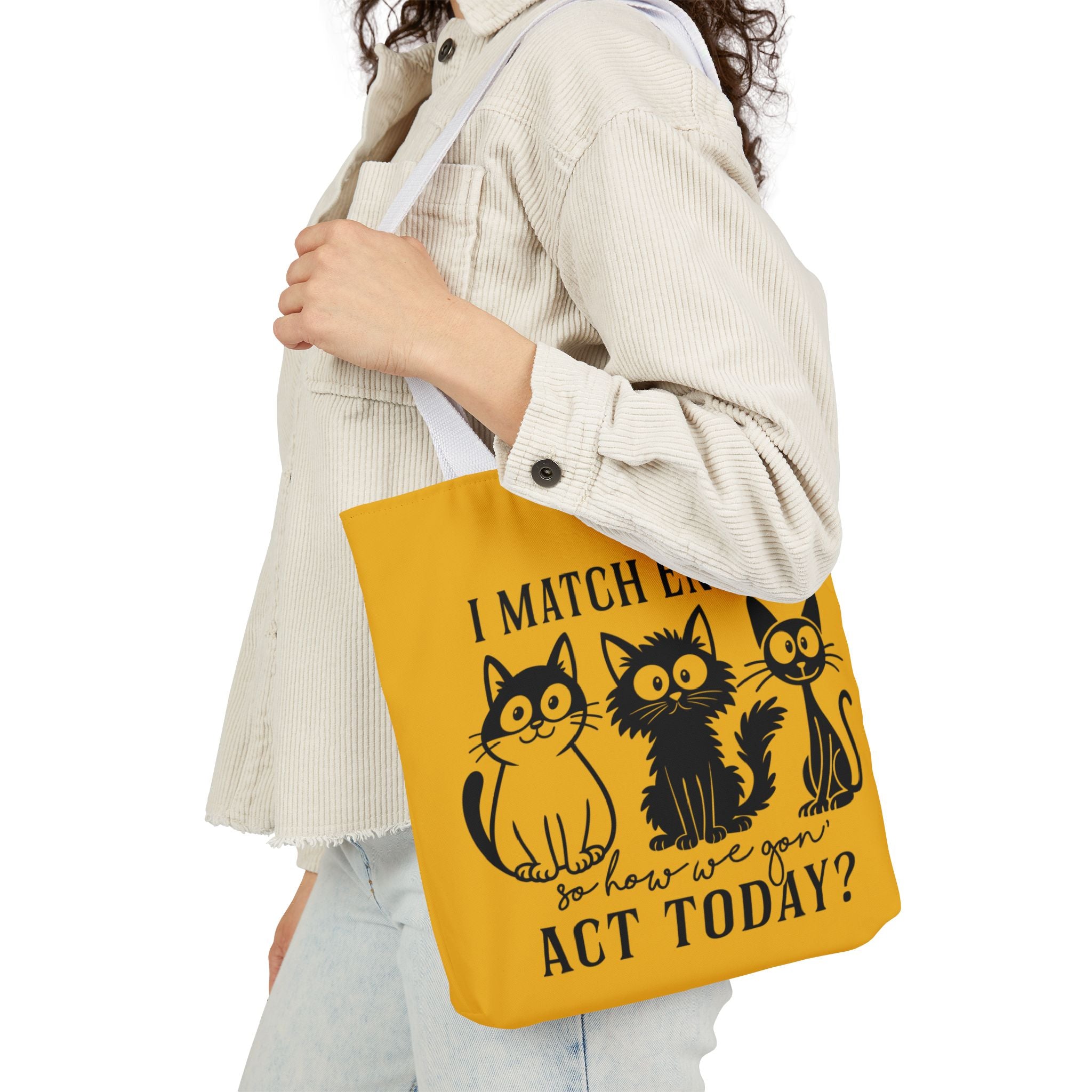 Cute Yellow Canvas Tote – Reusable Bag | Gallory Hive