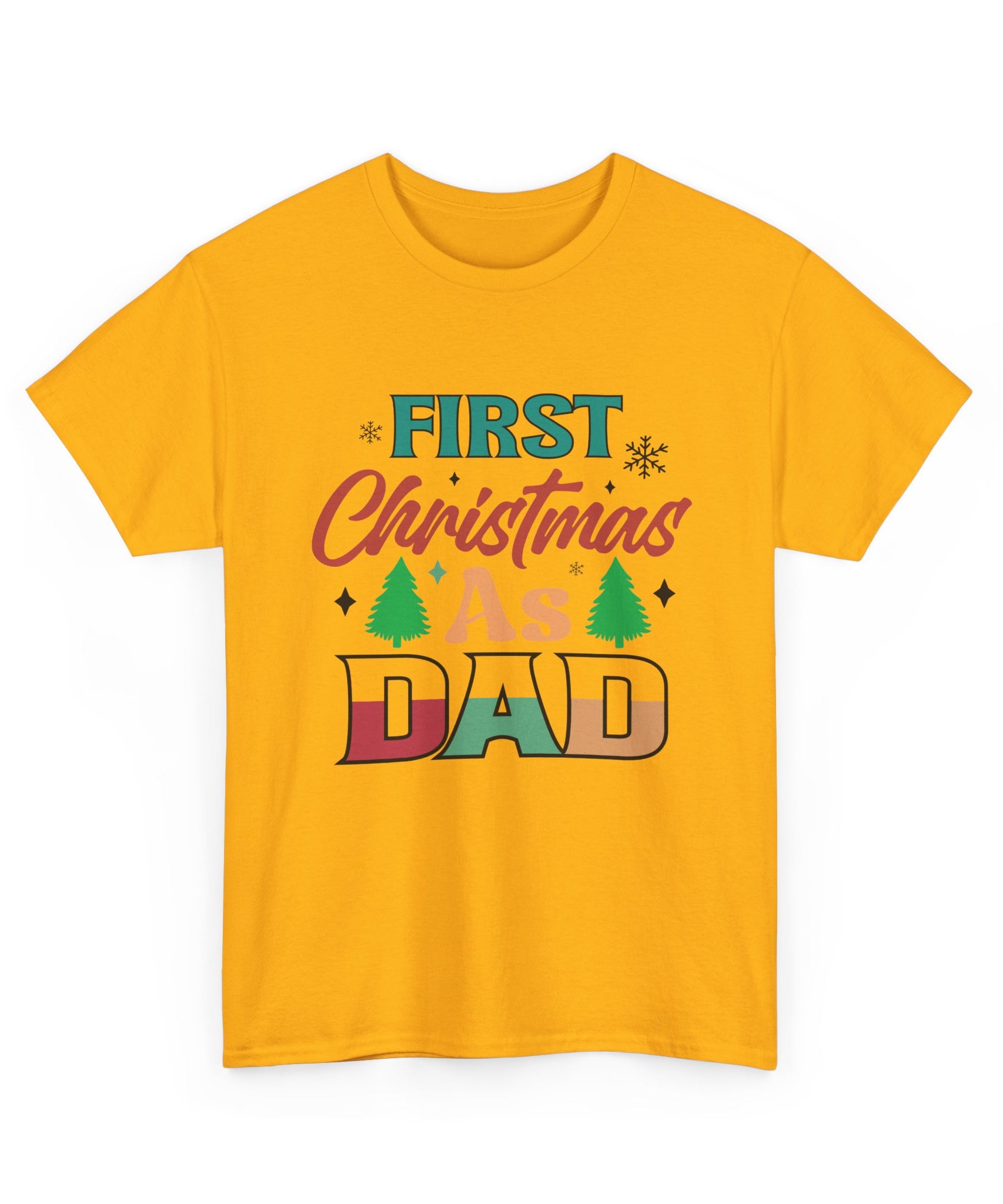 First Christmas as Dad T-Shirt | Gallory Hive
