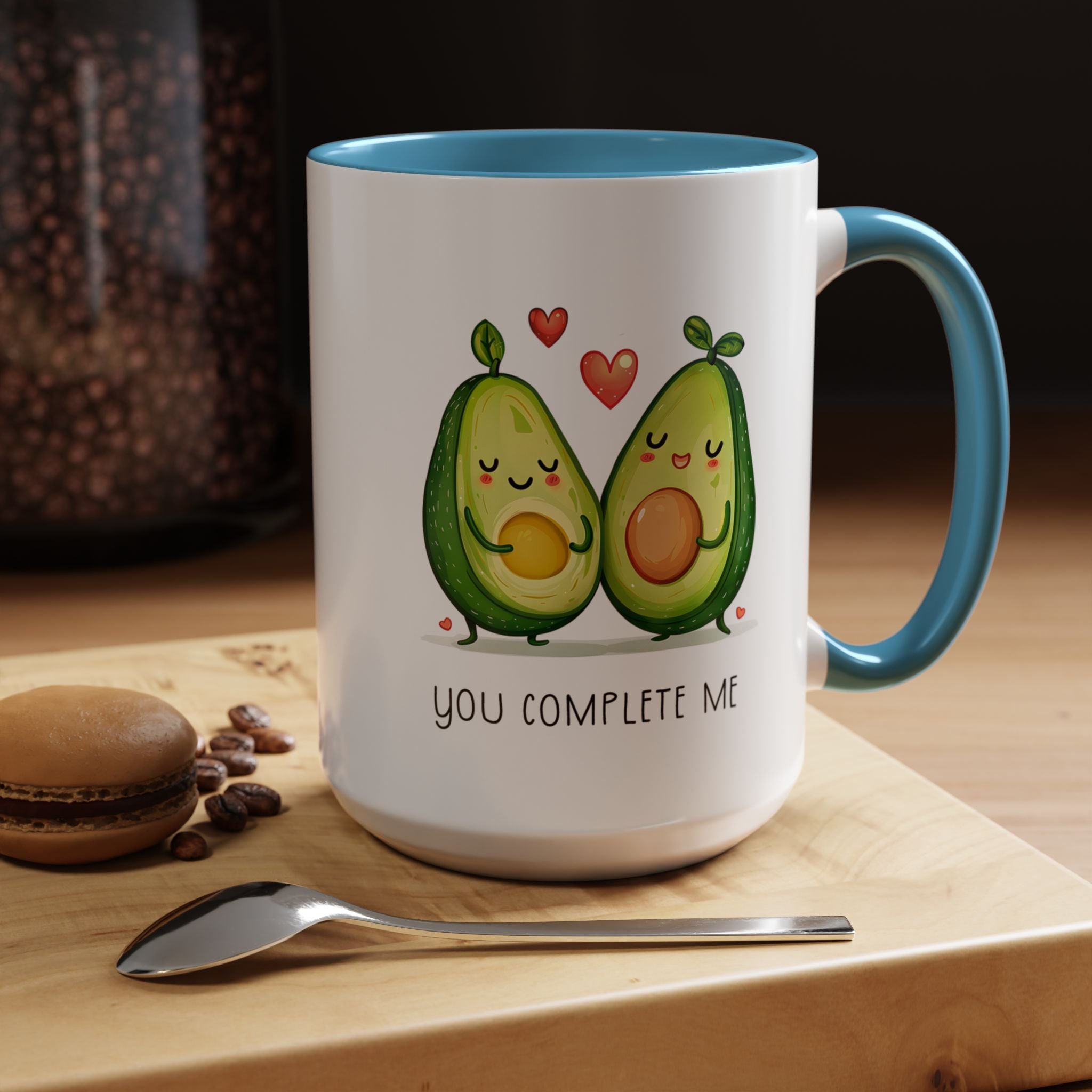 Funny Avocado Couple Ceramic Coffee Mug | Gallory Hive