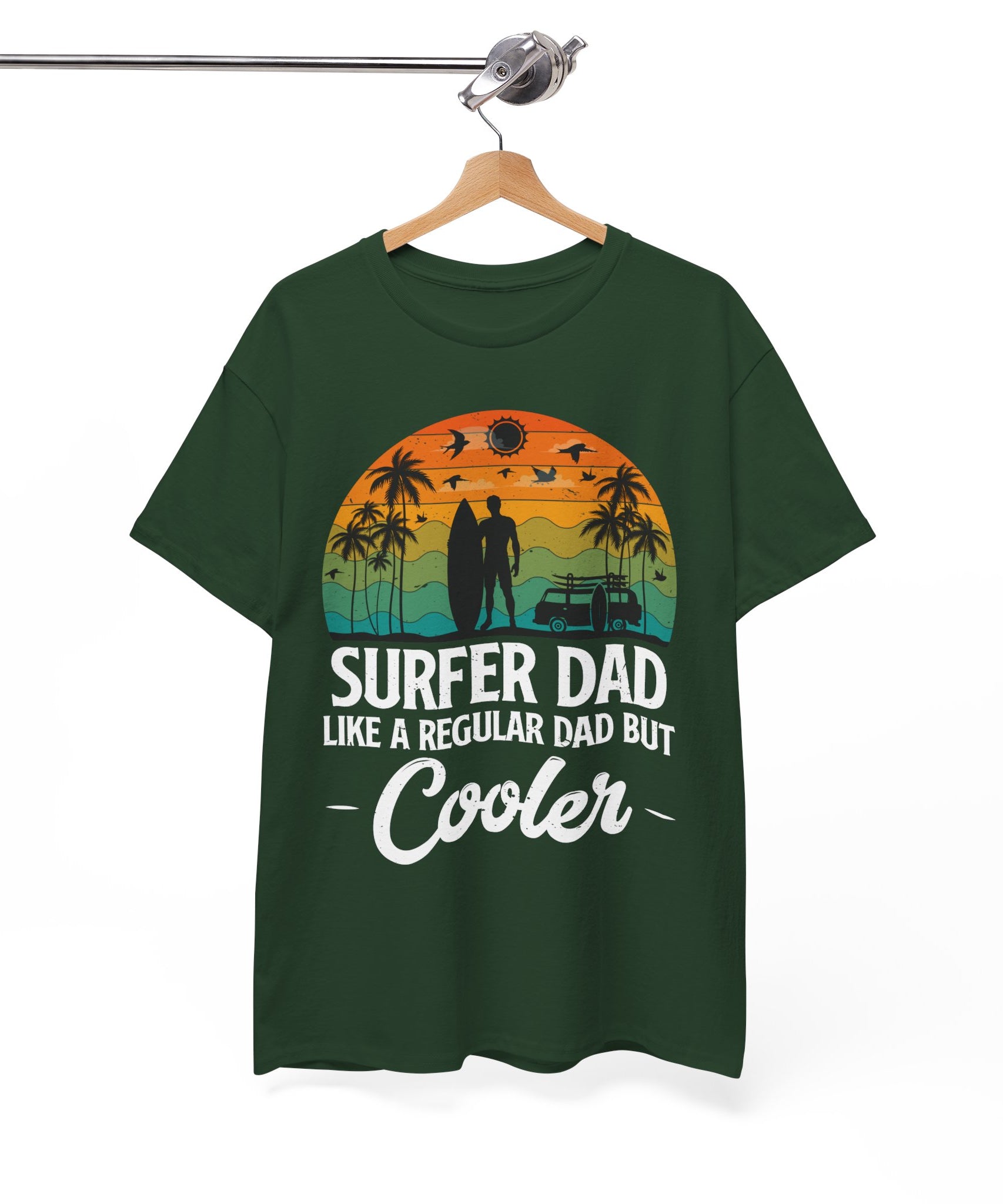 Vintage Surf Van & Palm Tree T-Shirt | Gallory Hive