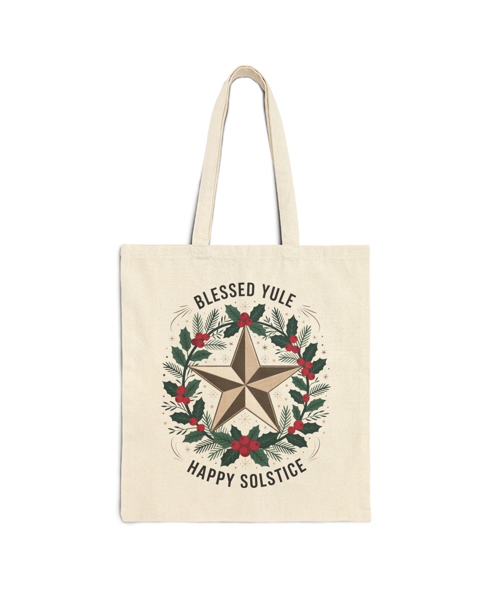 Blessed Yule Eco-Friendly Cotton Tote | Gallory Hive